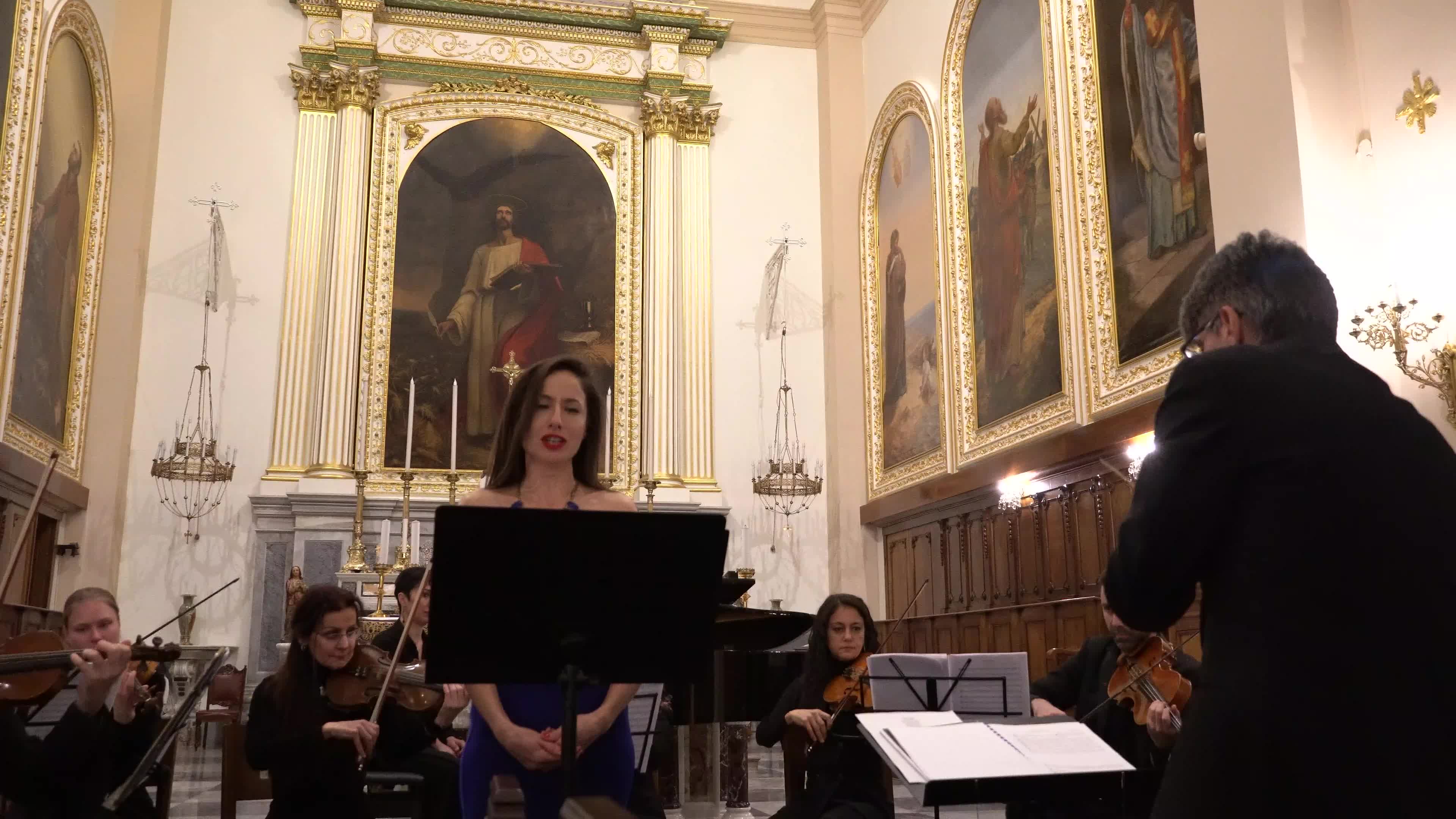 The Christmas concert by Italy consulate in Izmir, Turkey
