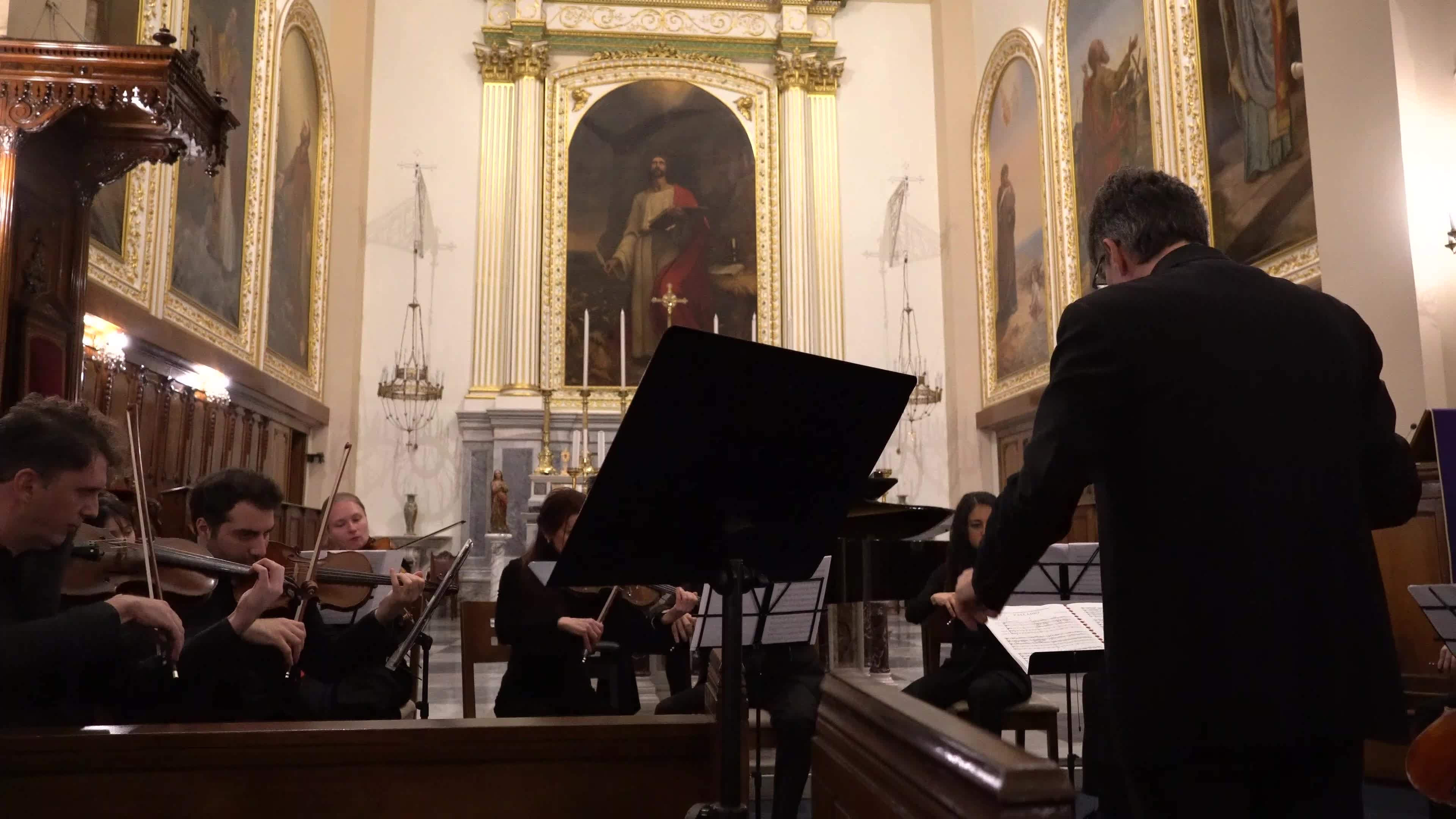 The Christmas concert by Italy consulate in Izmir, Turkey