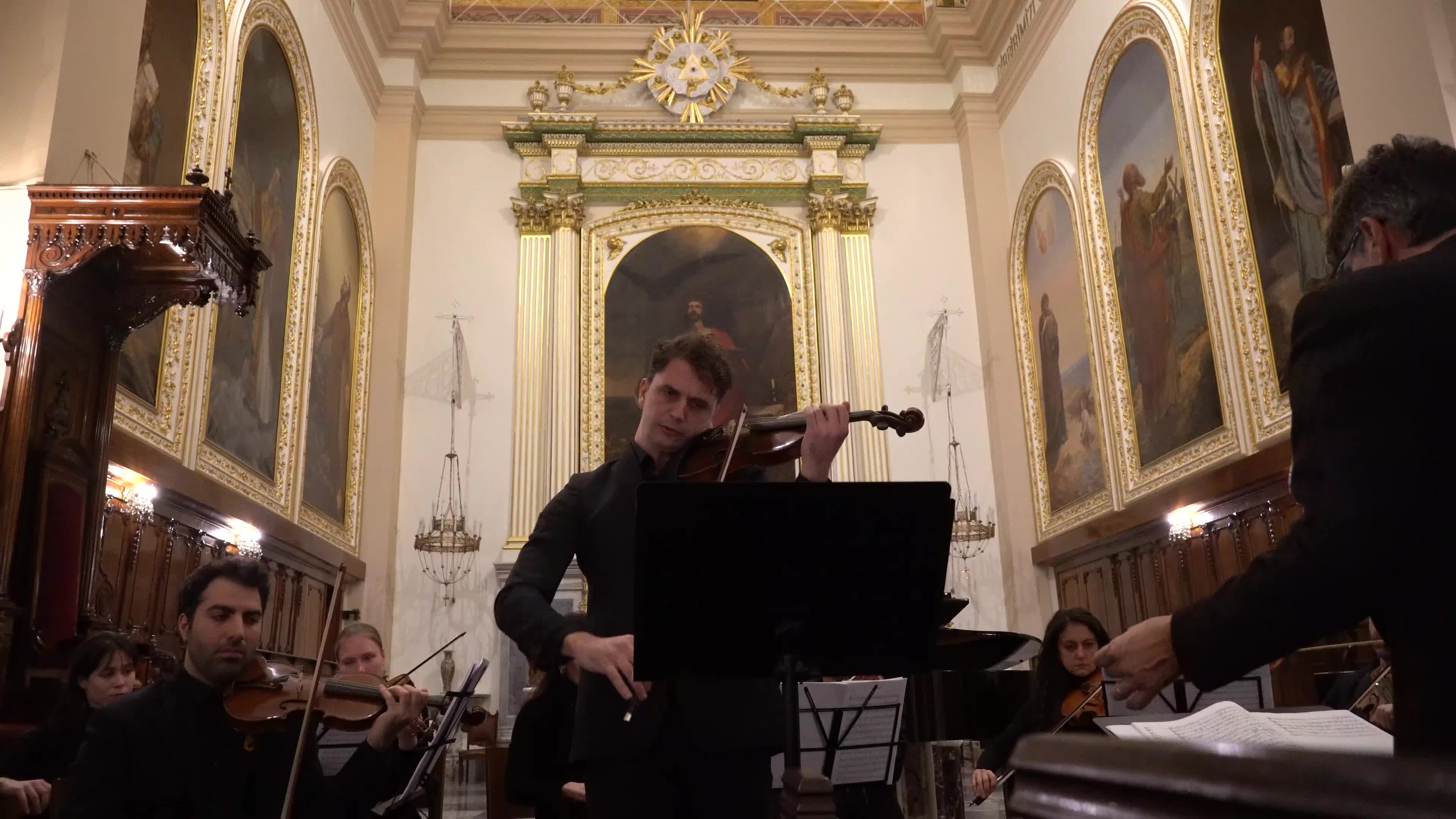 The Christmas concert by Italy consulate in Izmir, Turkey