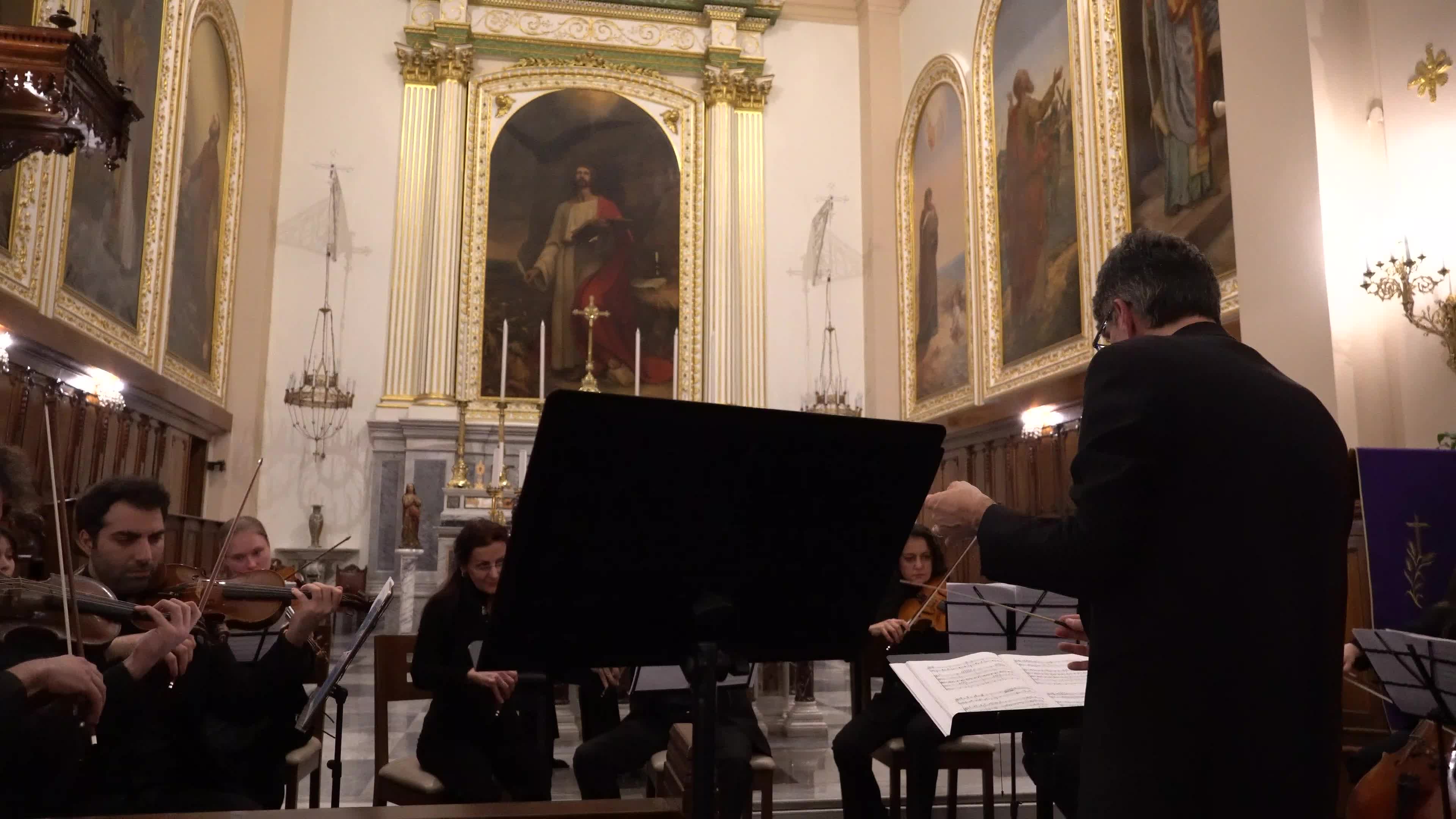 The Christmas concert by Italy consulate in Izmir, Turkey