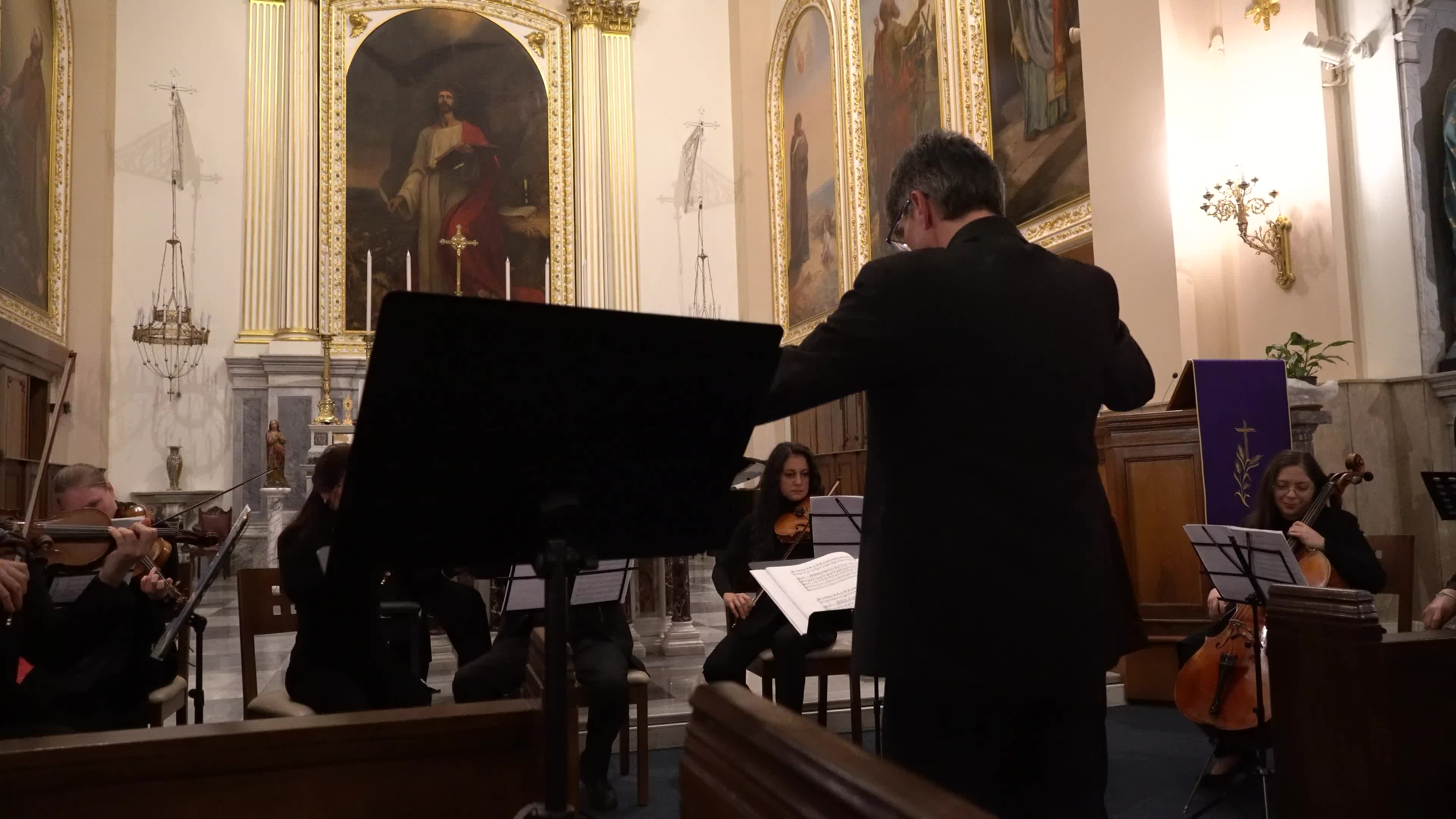 The Christmas concert by Italy consulate in Izmir, Turkey