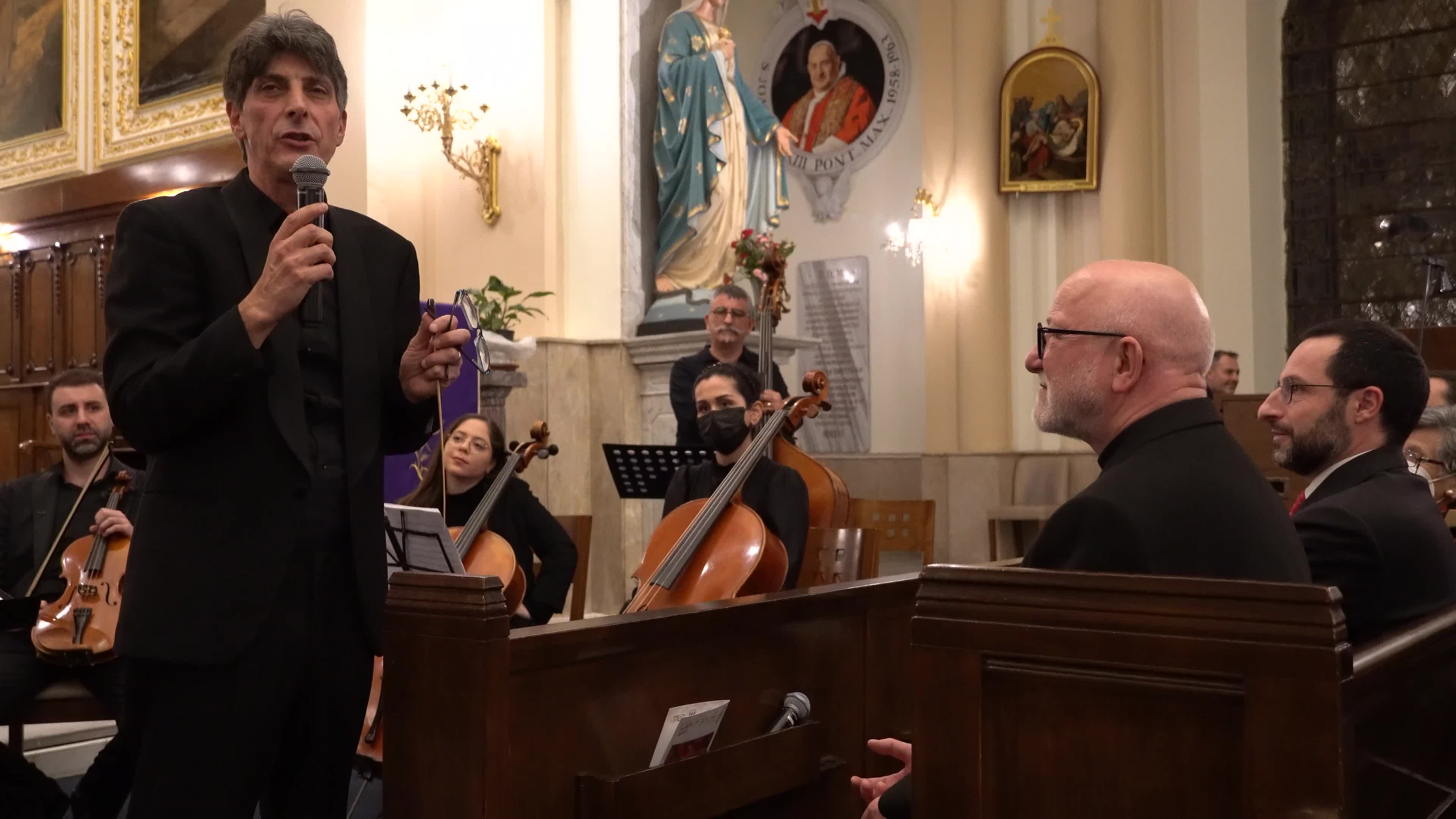 The Christmas concert by Italy consulate in Izmir, Turkey