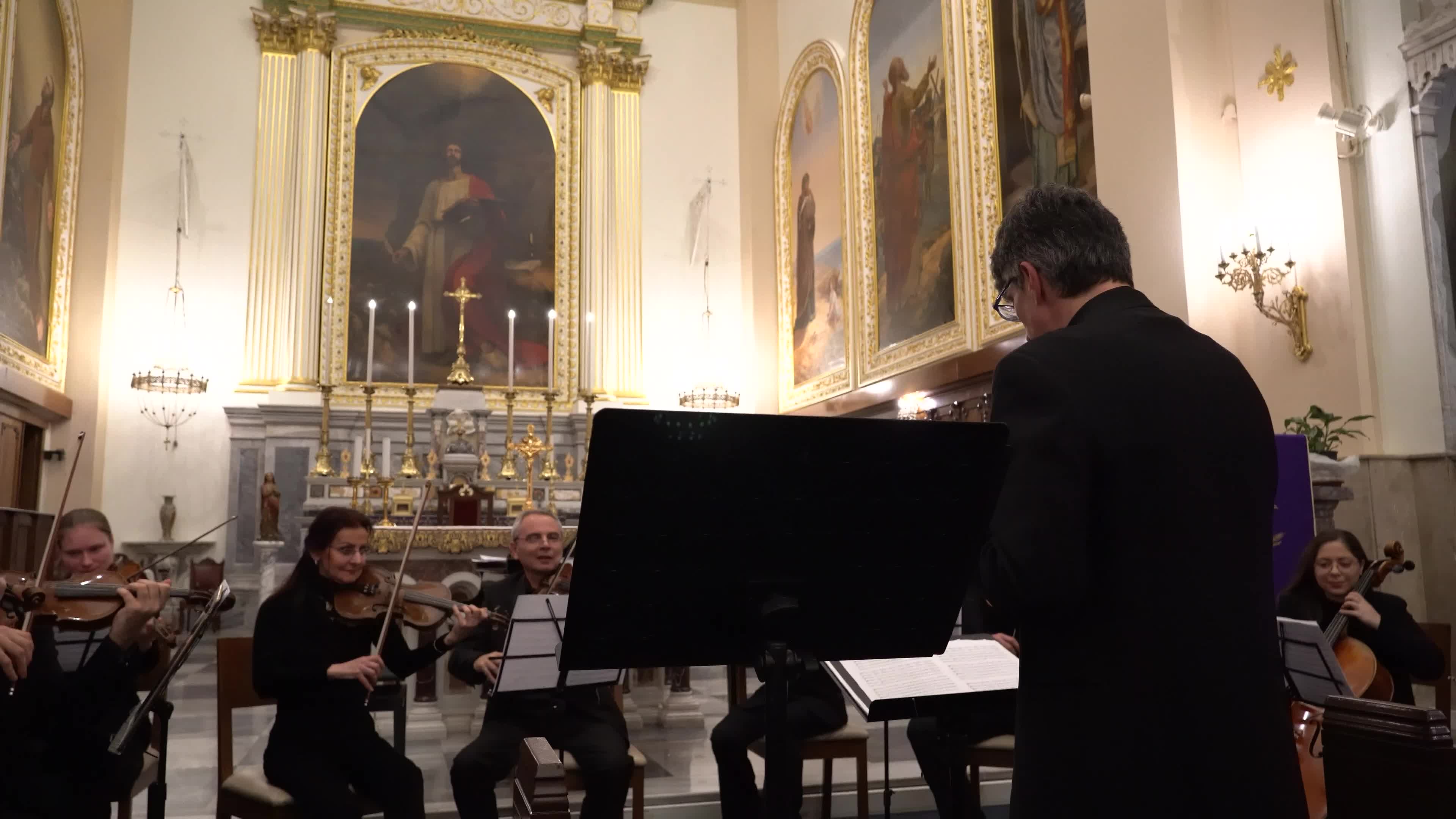 The Christmas concert by Italy consulate in Izmir, Turkey