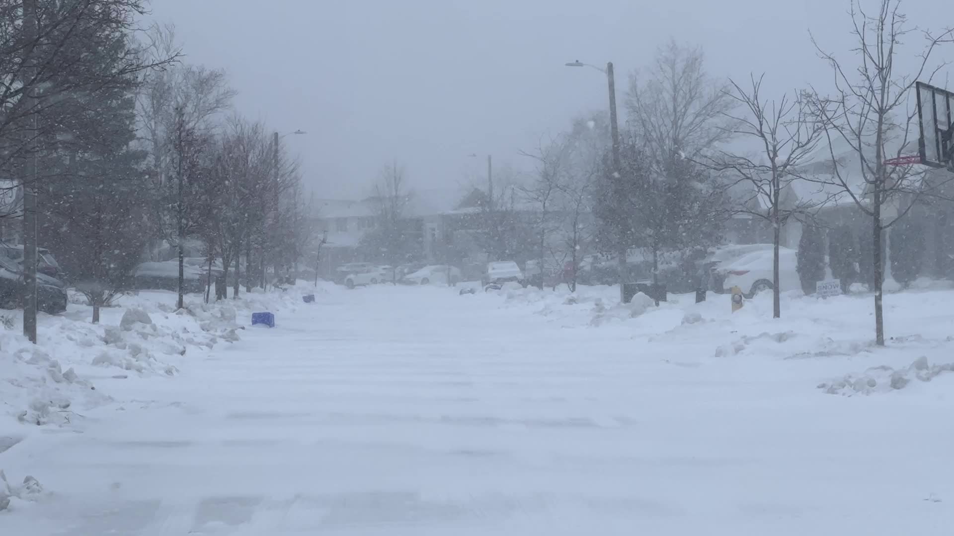 Treacherous winter snowstorm hits Toronto