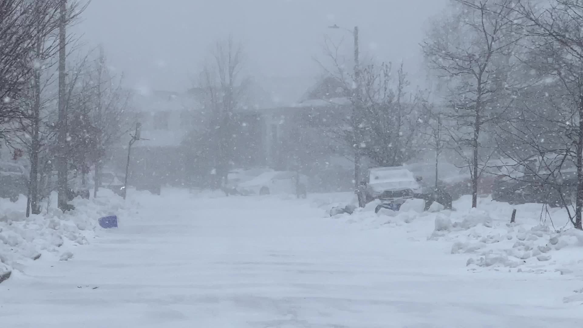Treacherous winter snowstorm hits Toronto