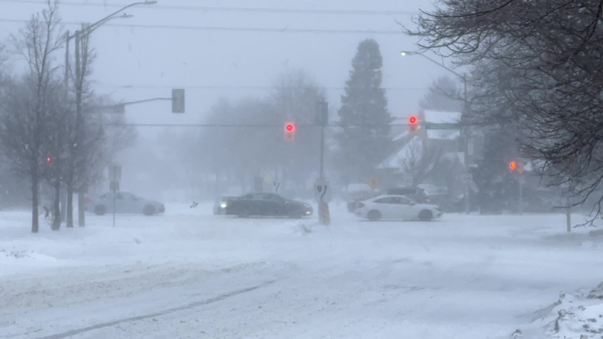 Treacherous winter snowstorm hits Toronto