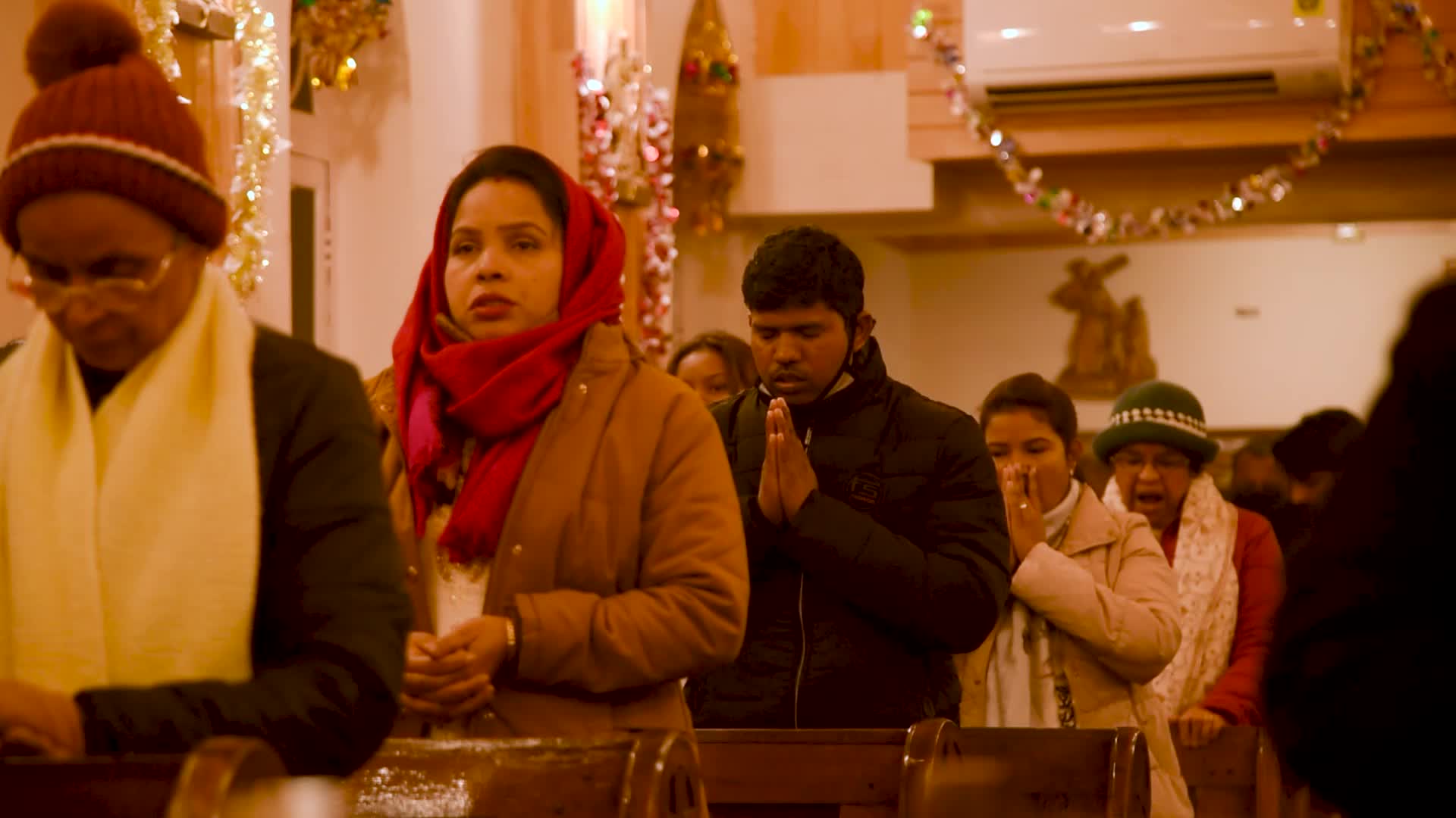Christmas eve in Srinagar, India