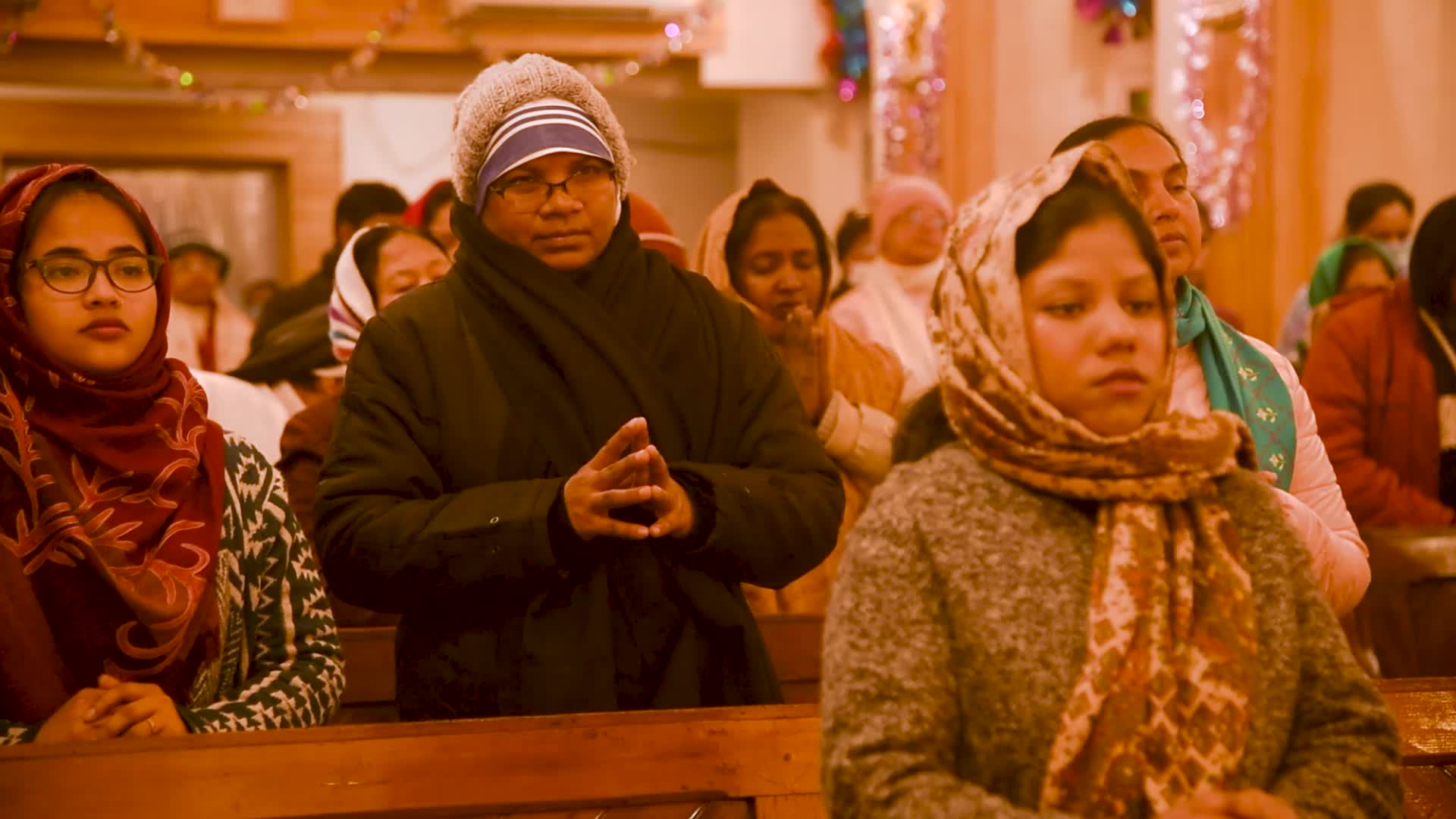 Christmas eve in Srinagar, India