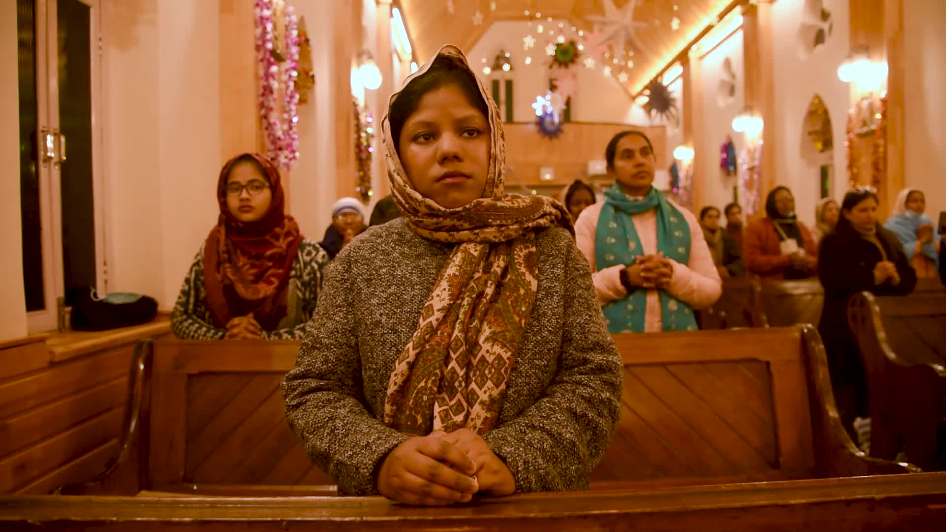 Christmas eve in Srinagar, India
