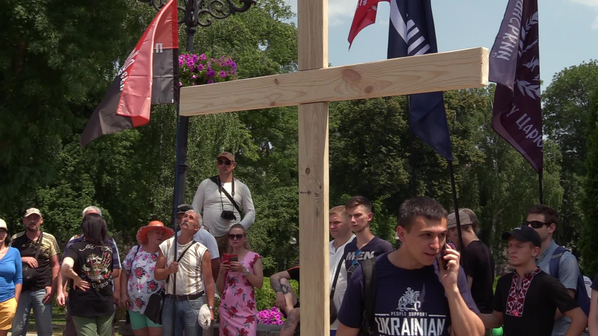 Rally Against Gay Pride Parade in Kiev