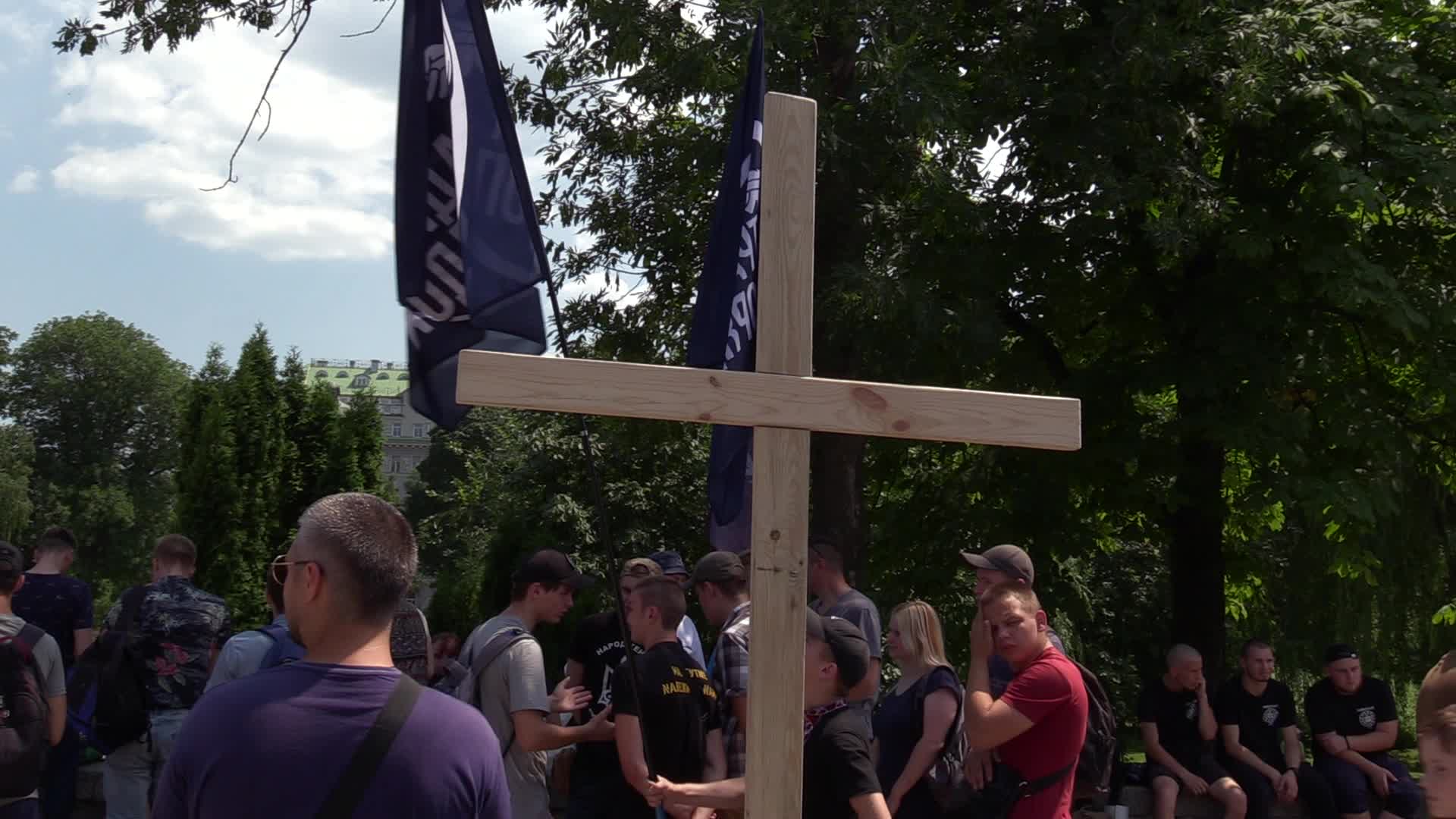 Rally Against Gay Pride Parade in Kiev