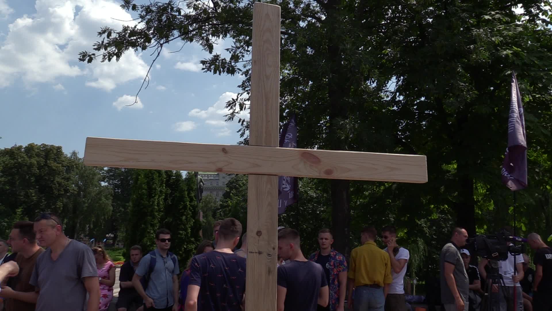 Rally Against Gay Pride Parade in Kiev