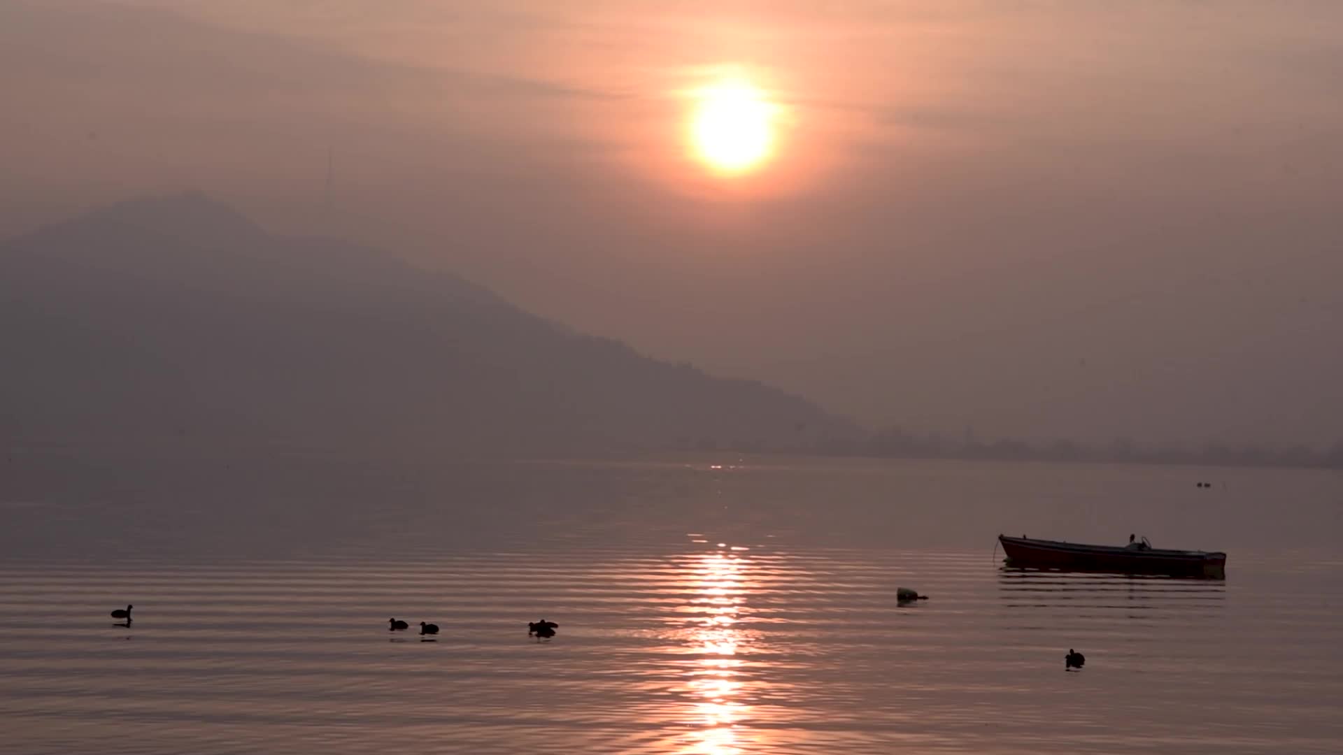 Sunset in Kashmir, India