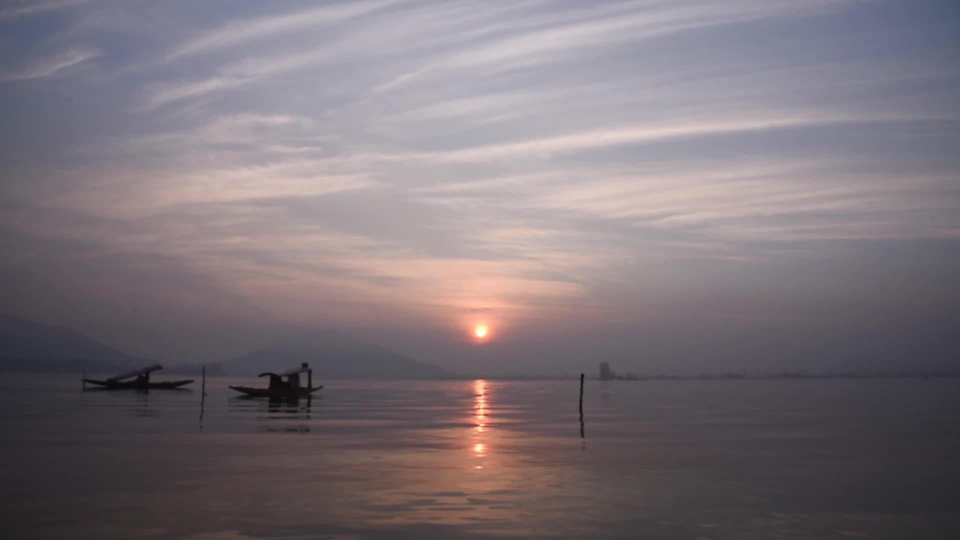 Sunset in Kashmir, India