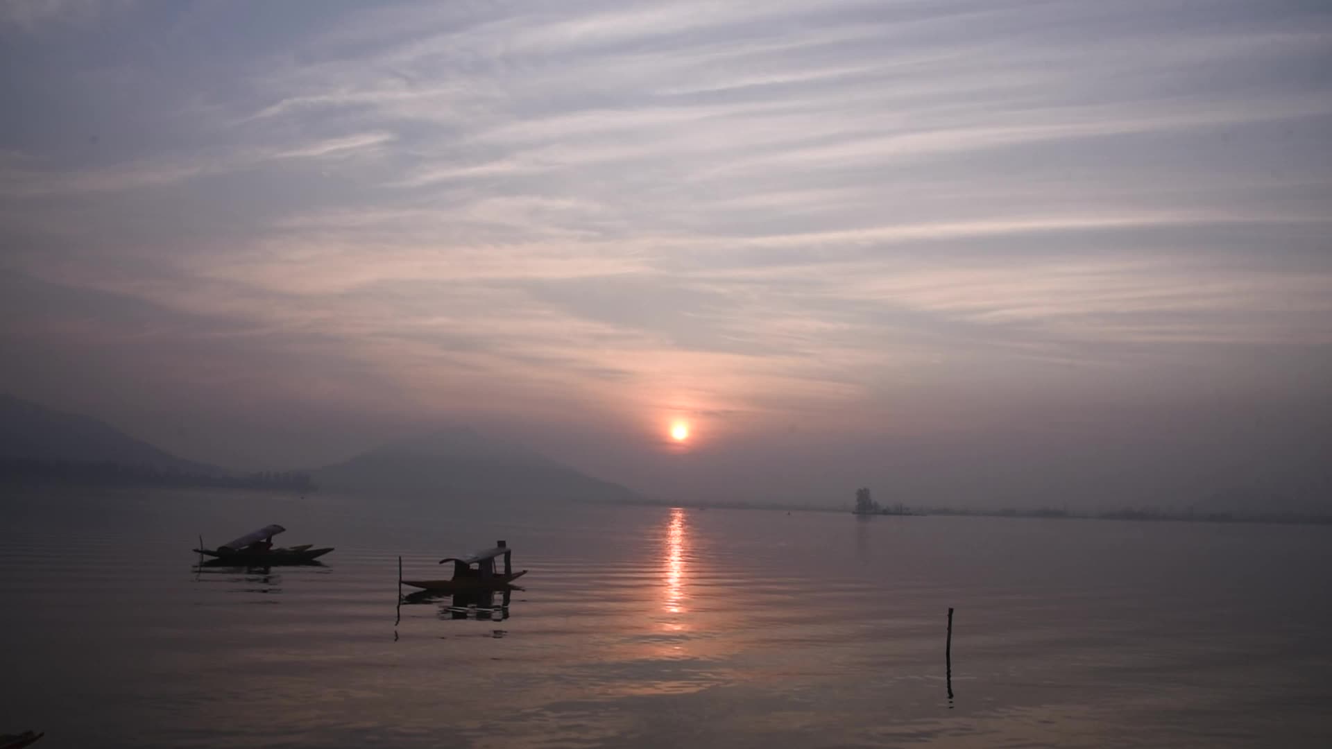 Sunset in Kashmir, India