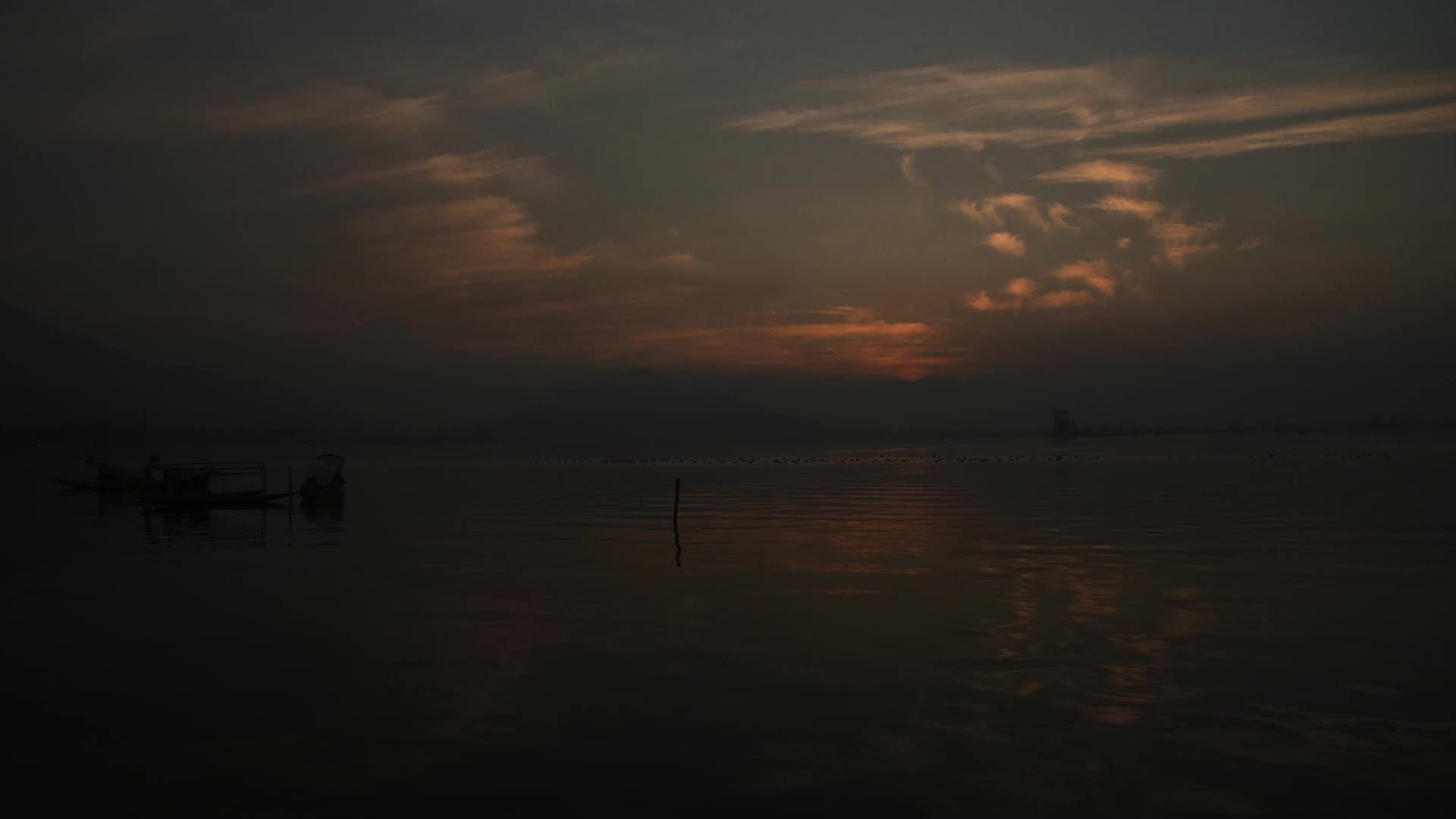 Sunset in Kashmir, India