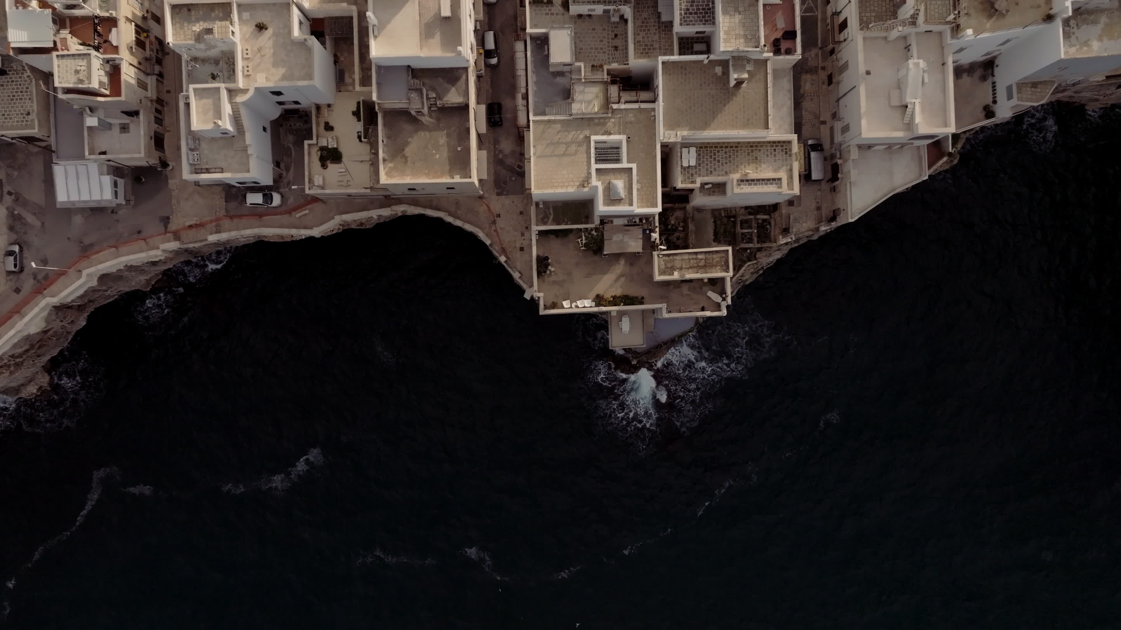 Drone View Of Polignano a Mare