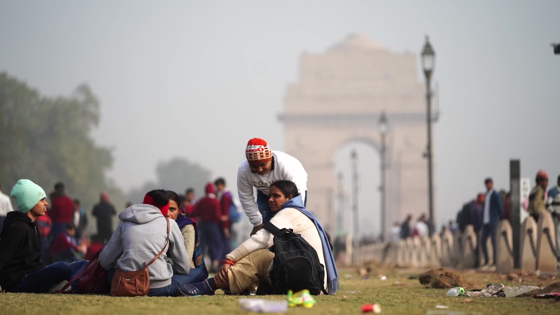 Daily Life In New Delhi, India