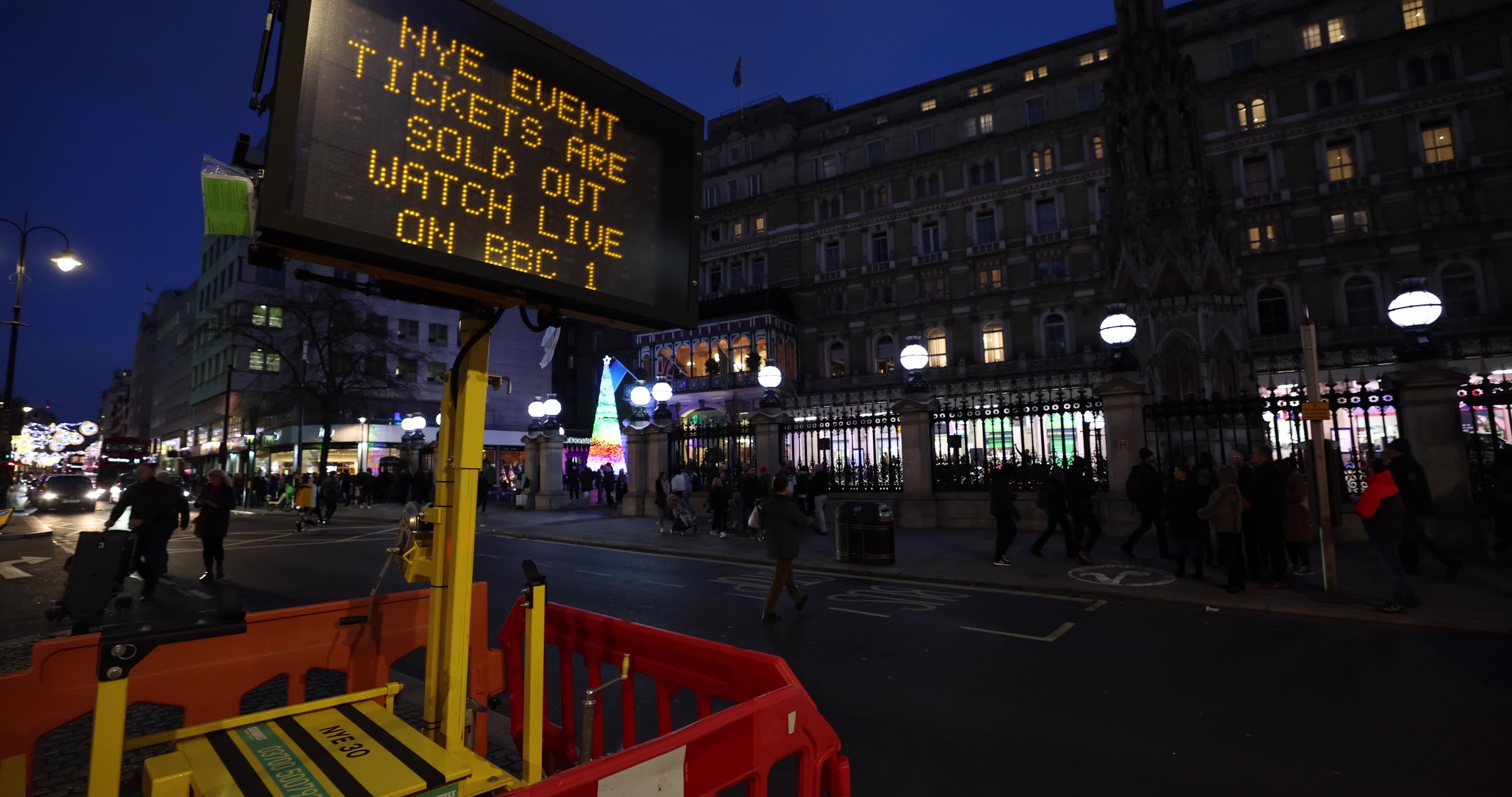 London New Year's Eve 2022 Tickets Sold Out