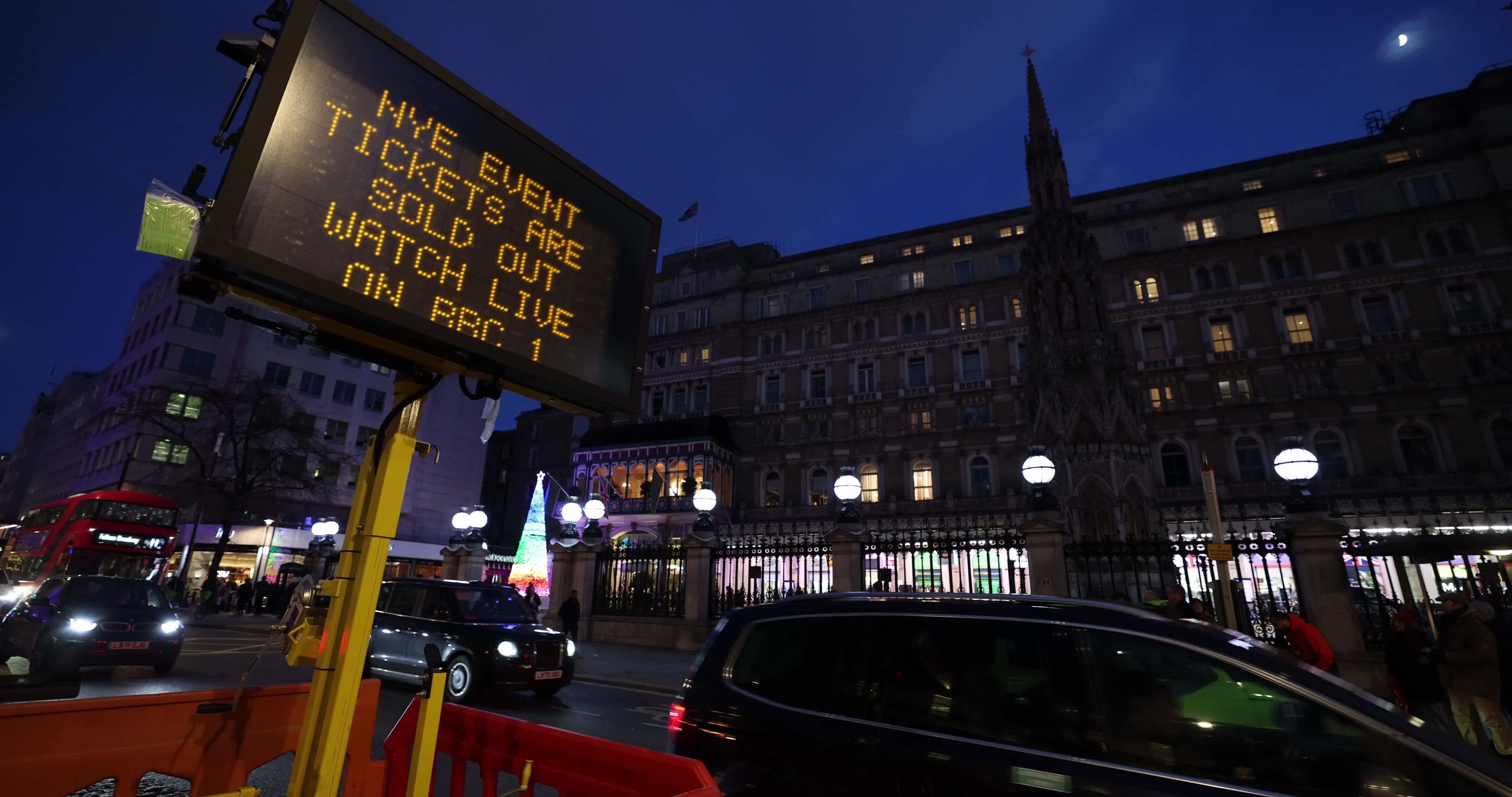 London New Year's Eve 2022 Tickets Sold Out