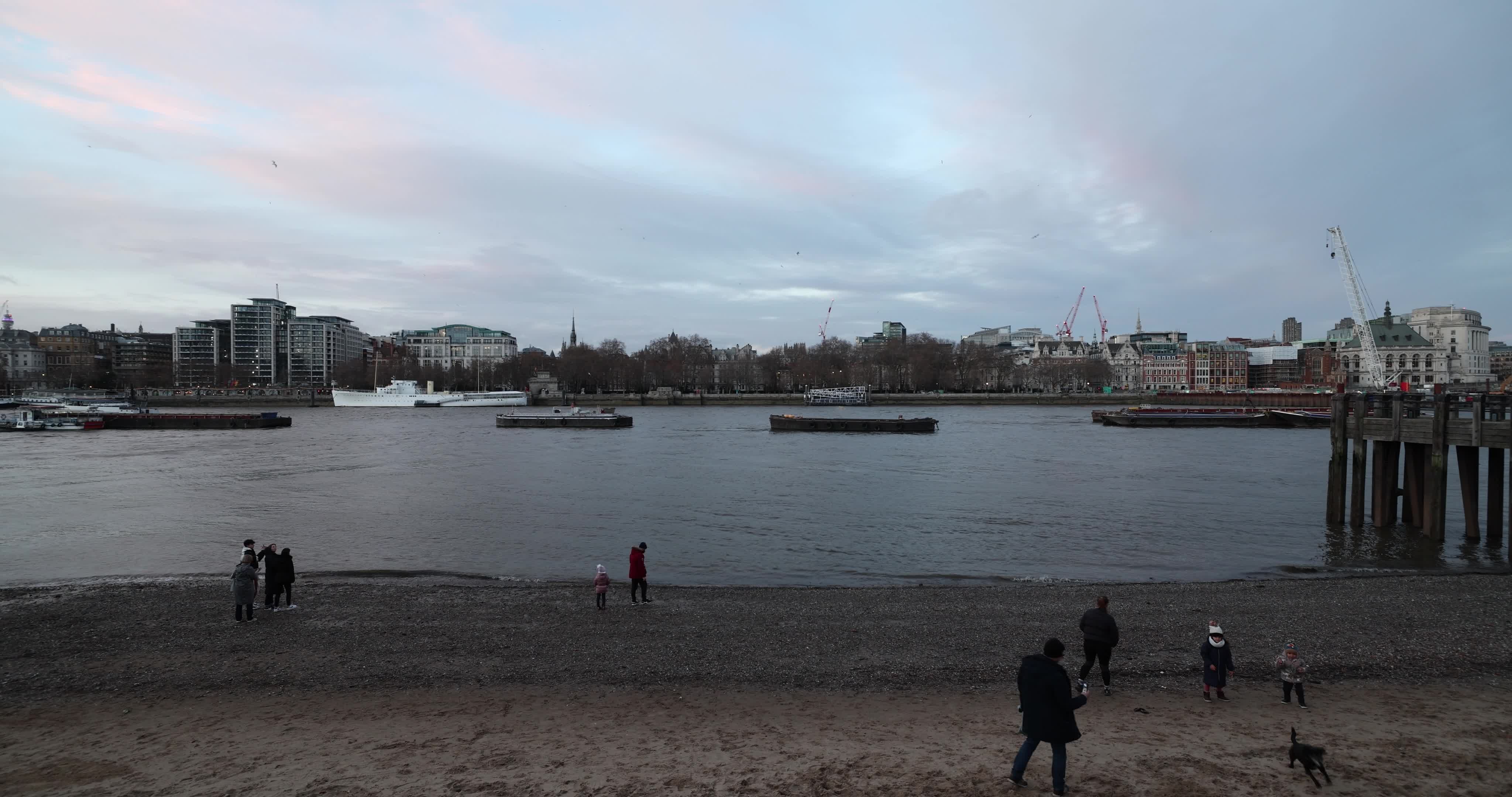 Daily Life in London Ahead of New Year's Eve Celebrations