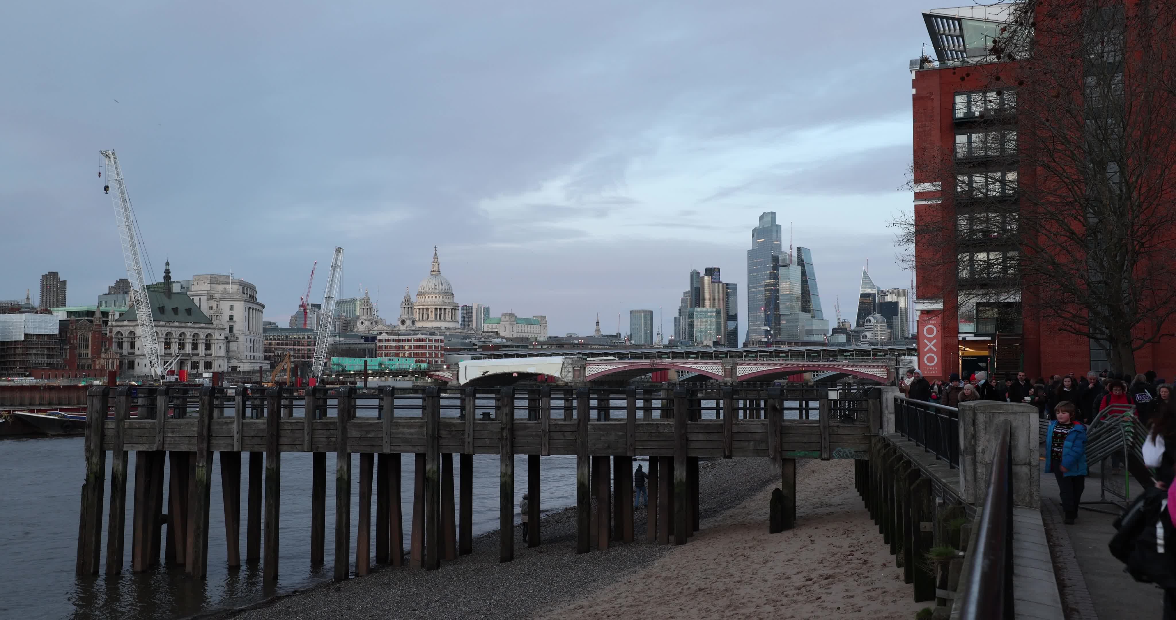 Daily Life in London Ahead of New Year's Eve Celebrations