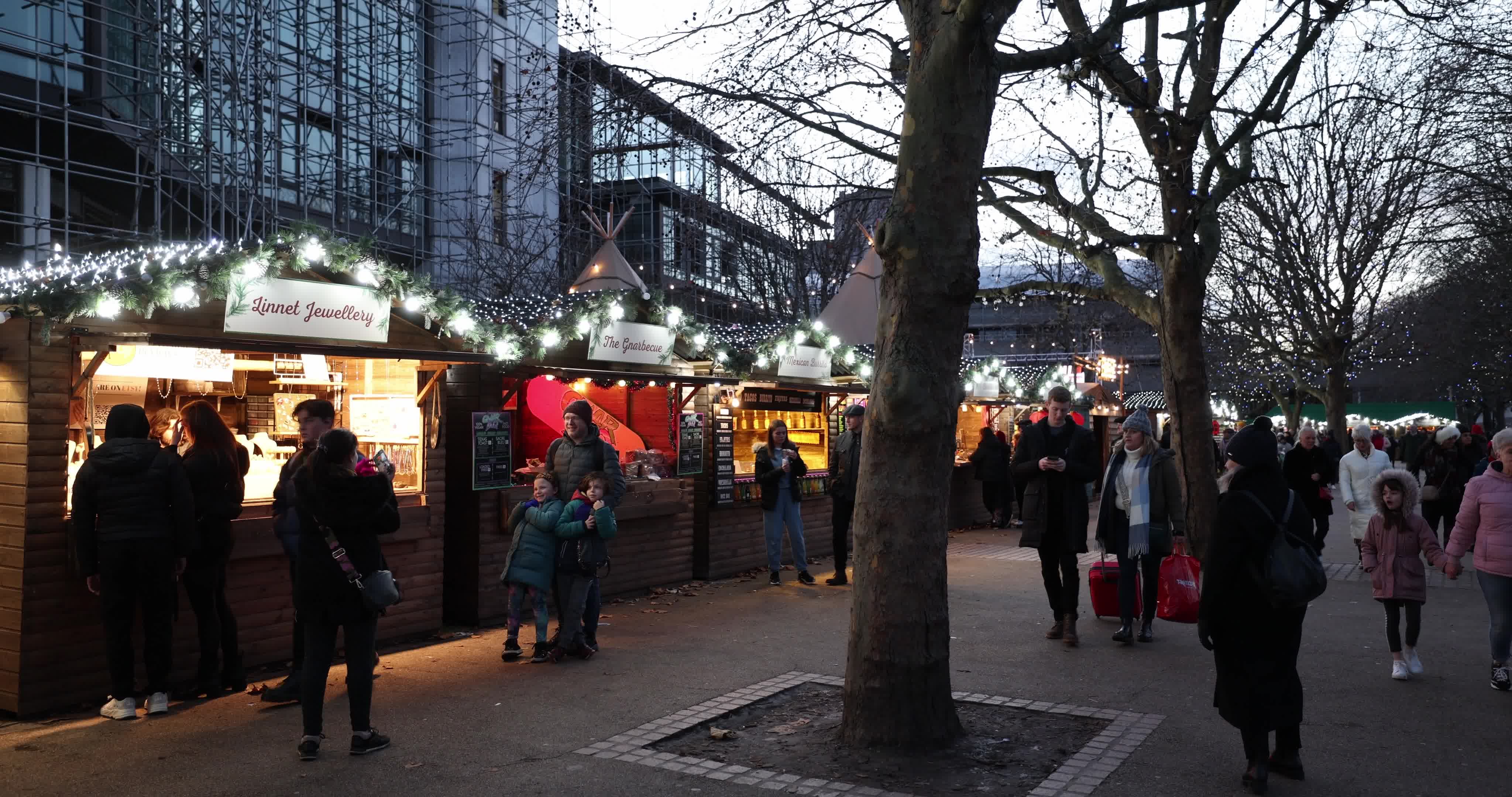 Daily Life in London Ahead of New Year's Eve Celebrations