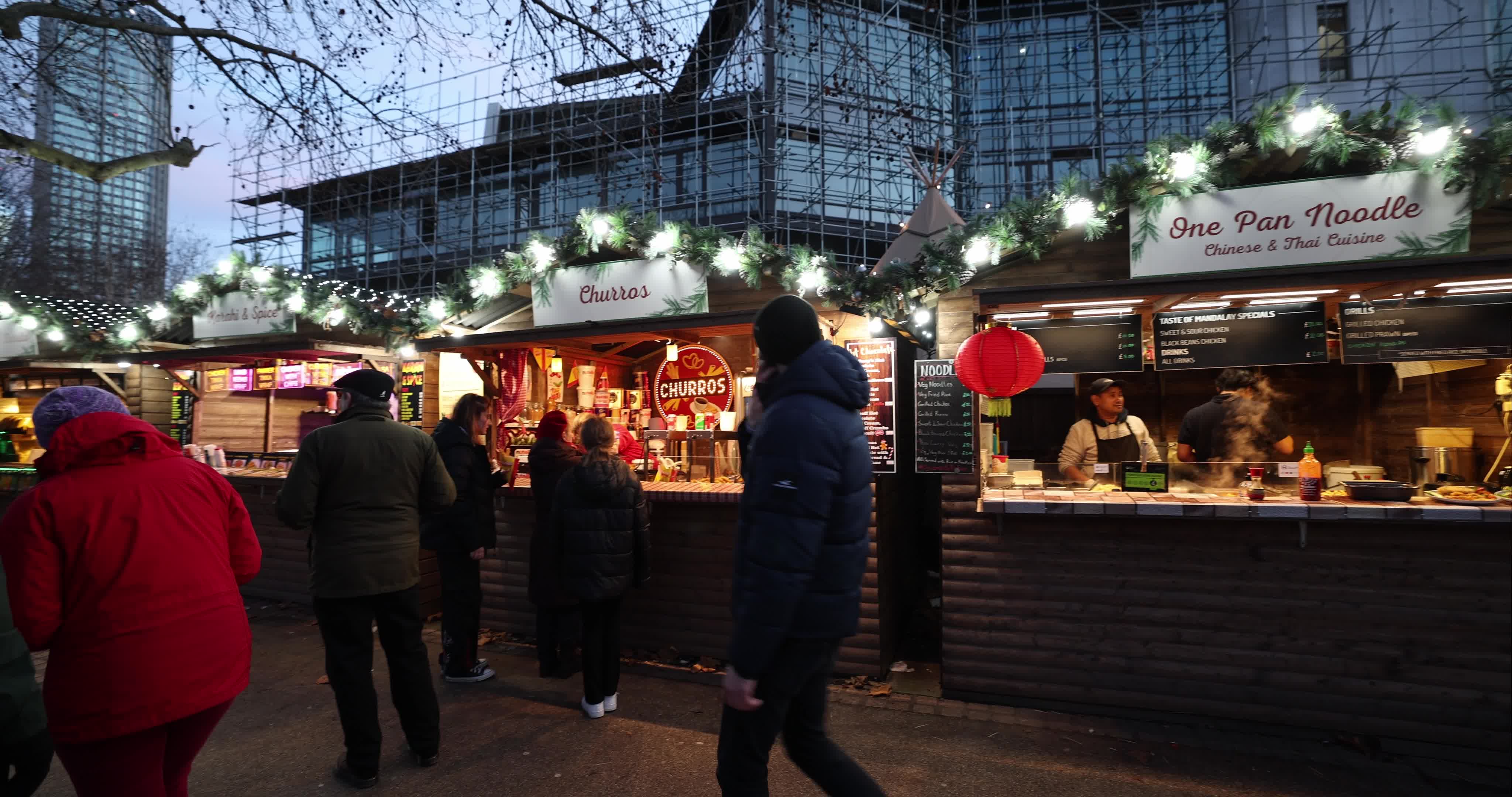 Daily Life in London Ahead of New Year's Eve Celebrations