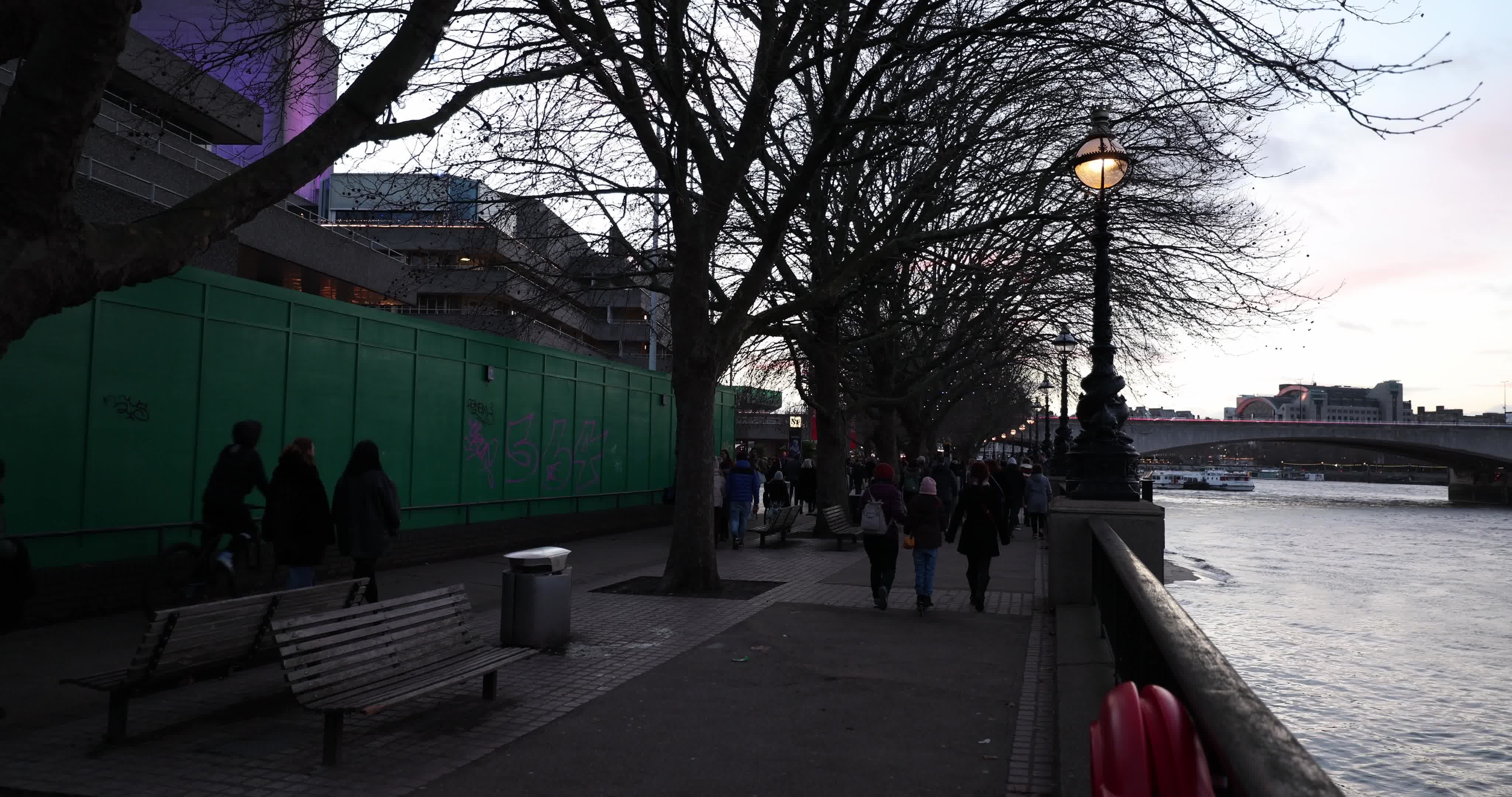 Daily Life in London Ahead of New Year's Eve Celebrations