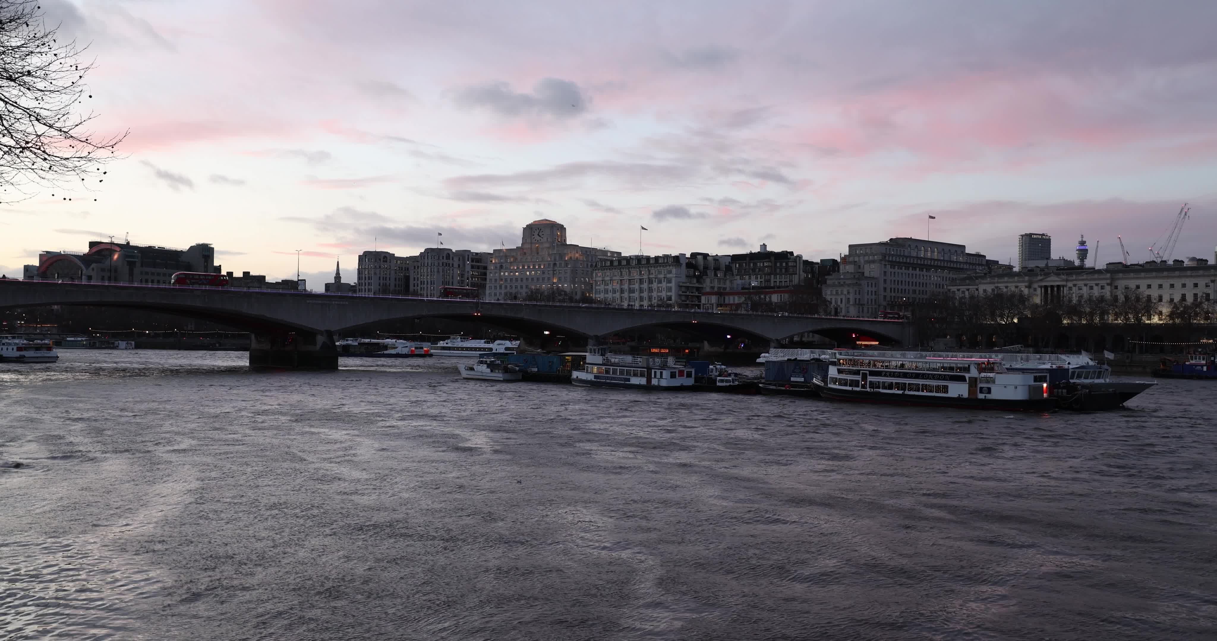 Daily Life in London Ahead of New Year's Eve Celebrations