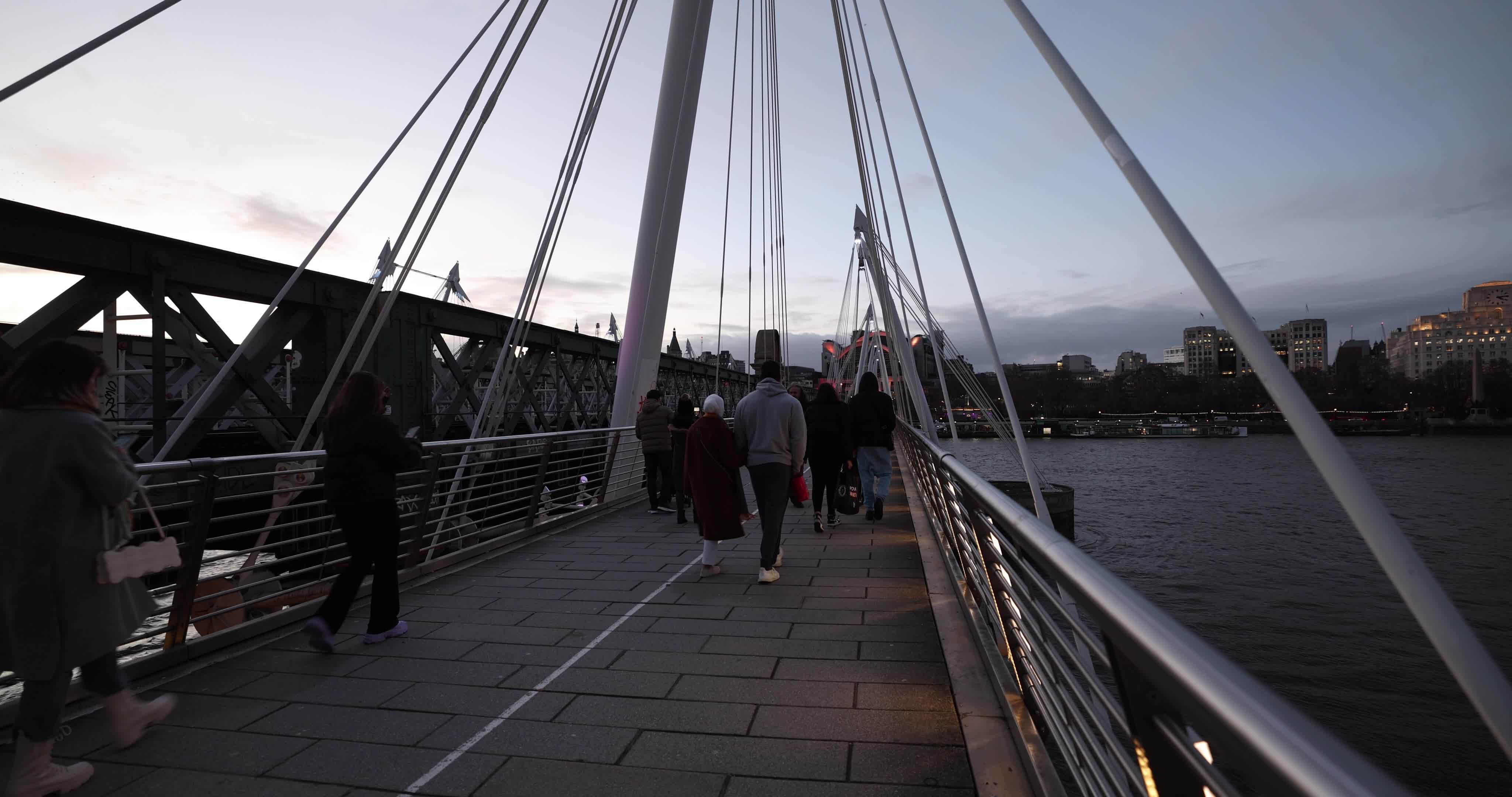 Daily Life in London Ahead of New Year's Eve Celebrations