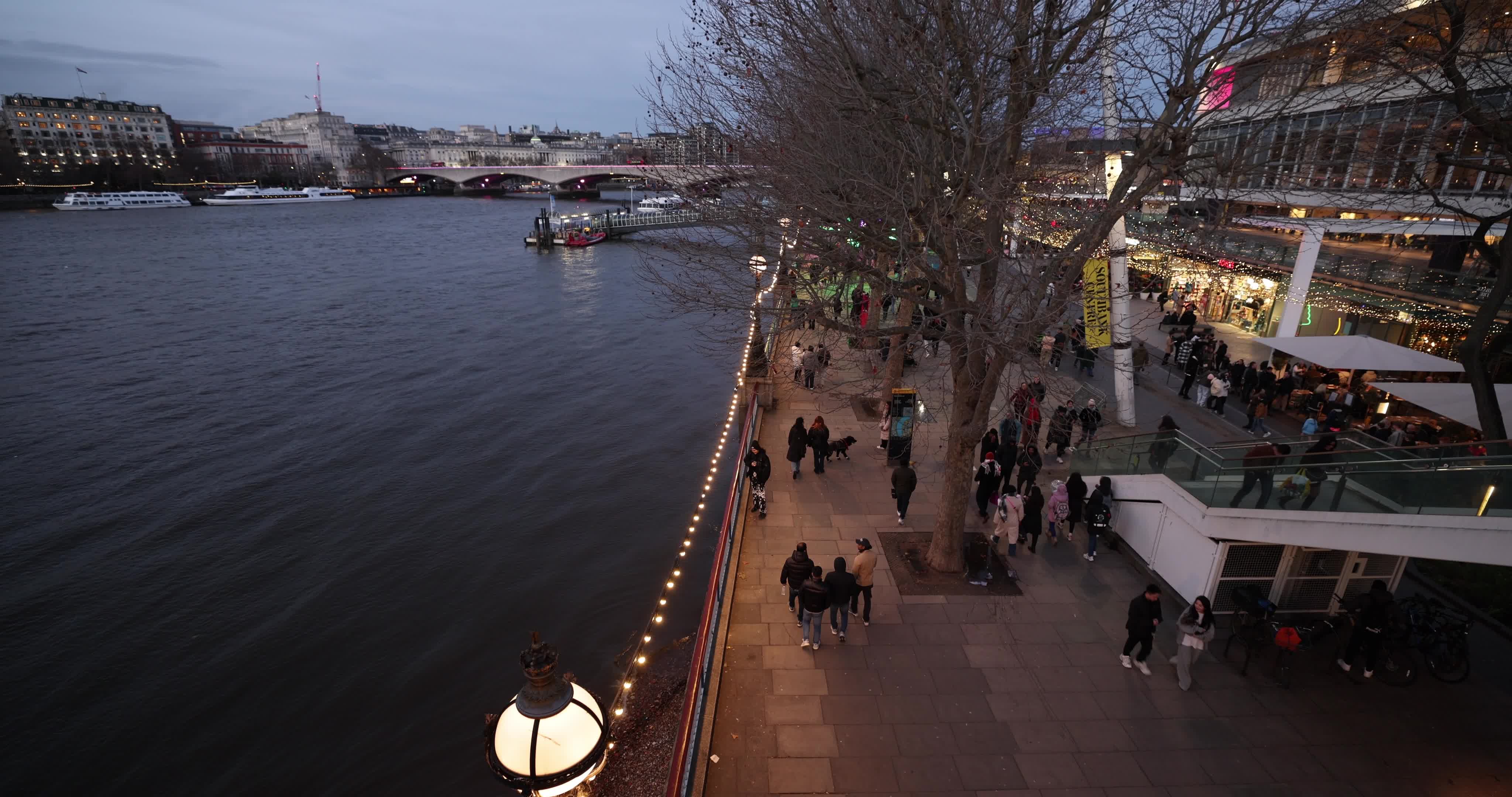 Daily Life in London Ahead of New Year's Eve Celebrations