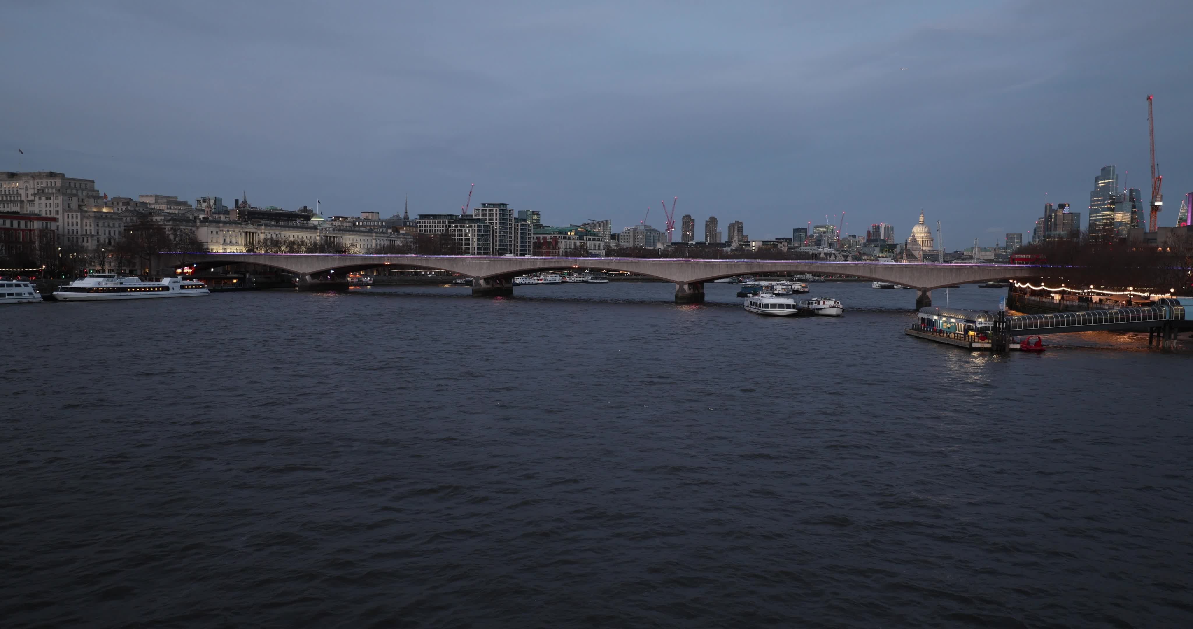 Daily Life in London Ahead of New Year's Eve Celebrations