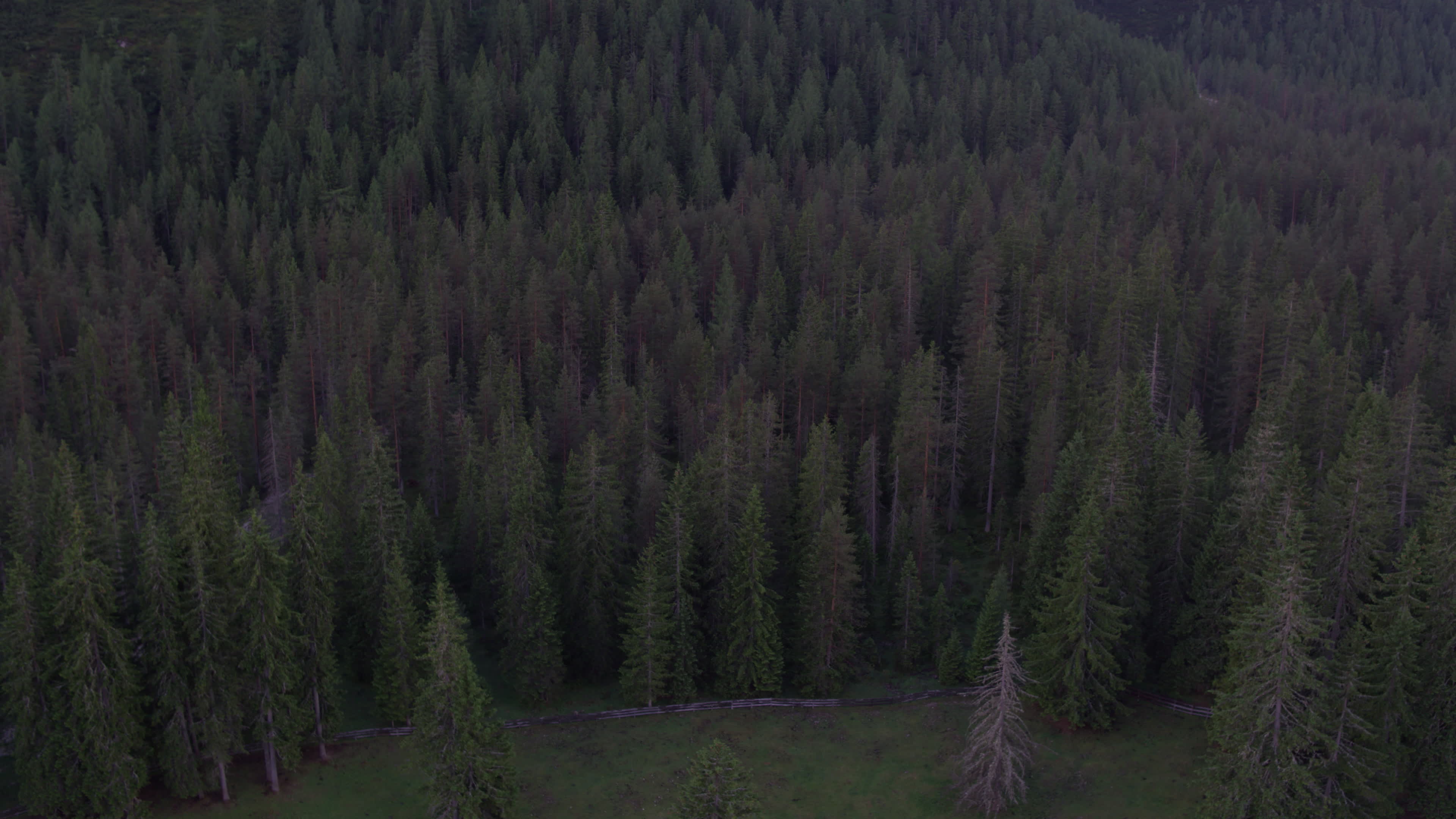 Drone View of Dolomites (Alps)