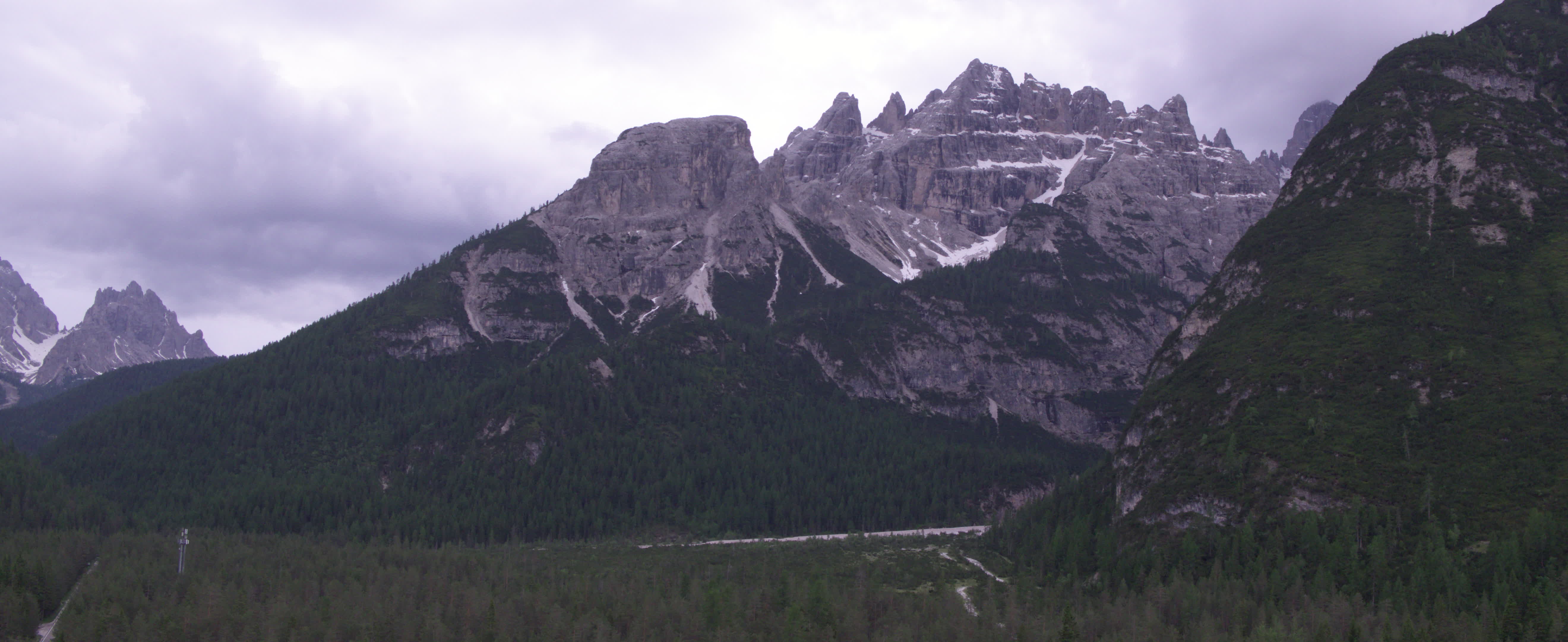 Drone View of Dolomites (Alps)
