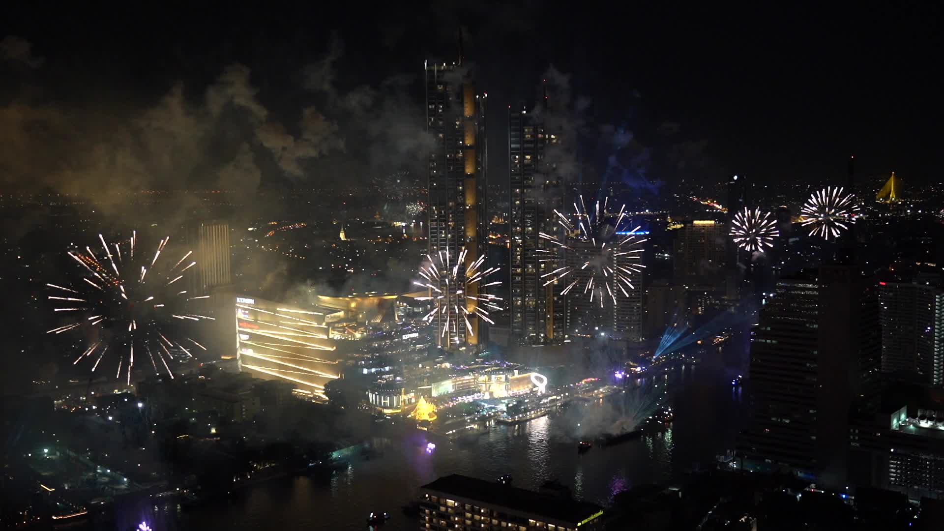 Thailand New Year Countdown Celebrations 2023.
