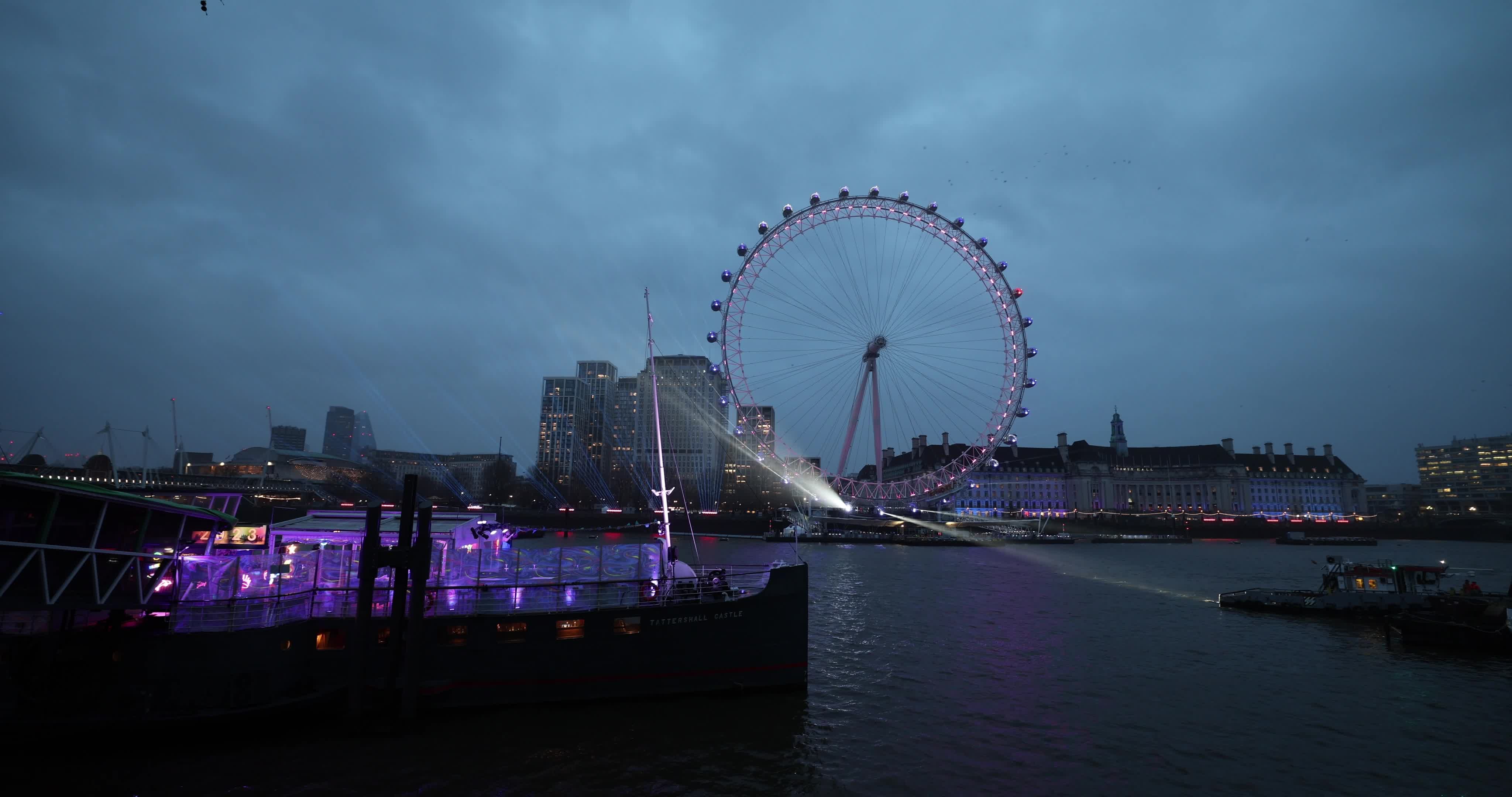 New Year's Eve Fireworks In London