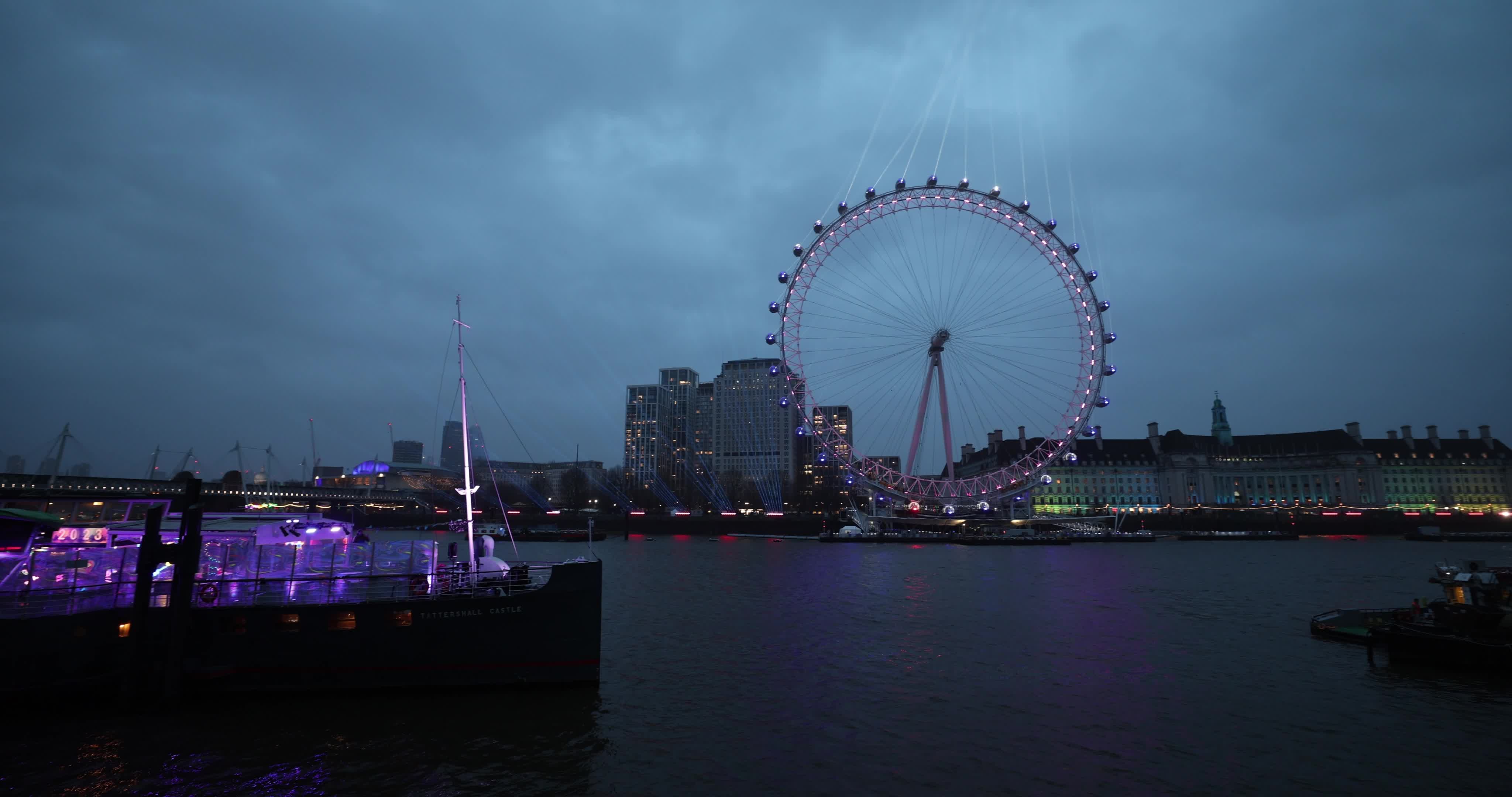 New Year's Eve Fireworks In London