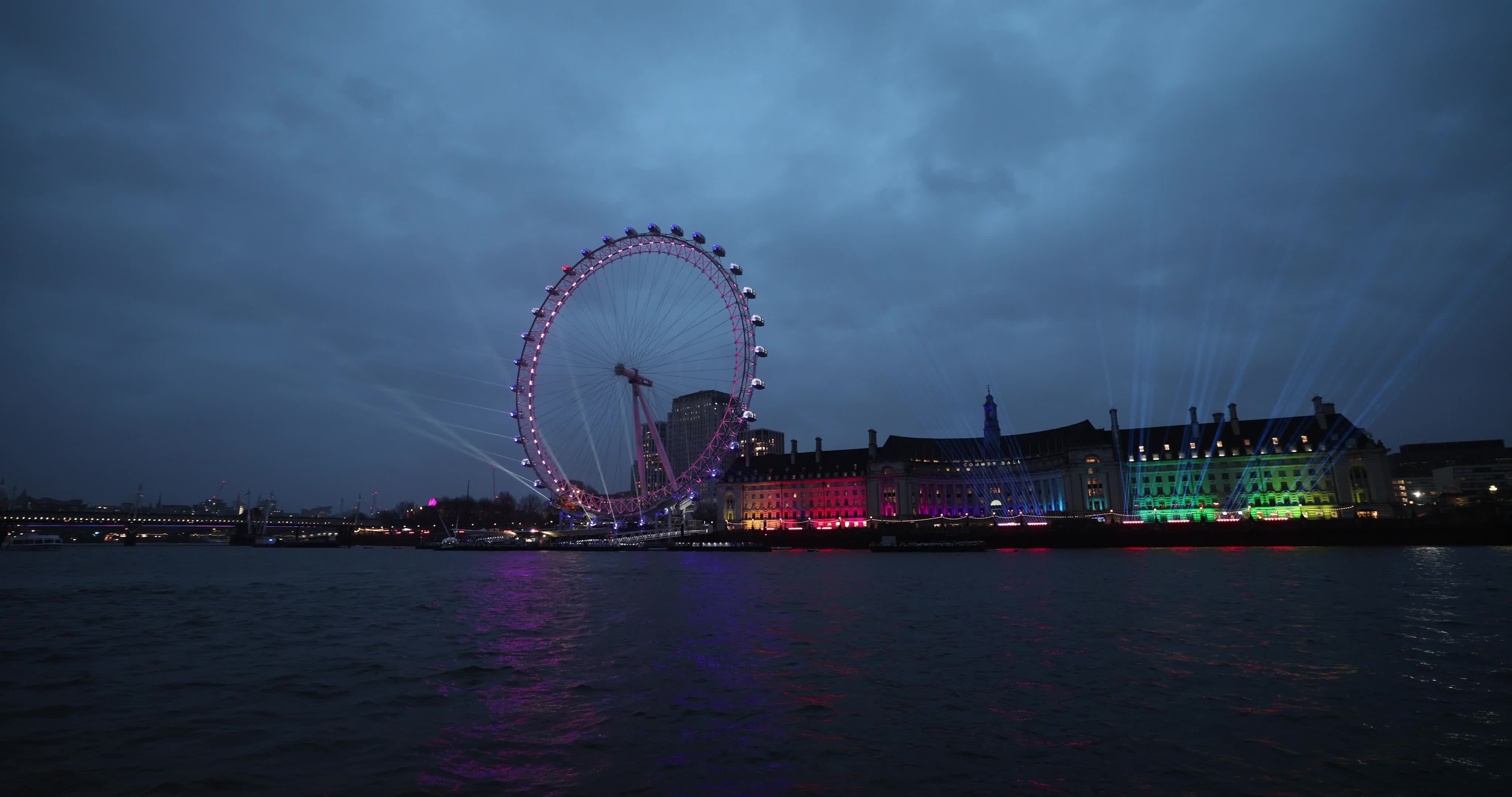 New Year's Eve Fireworks In London