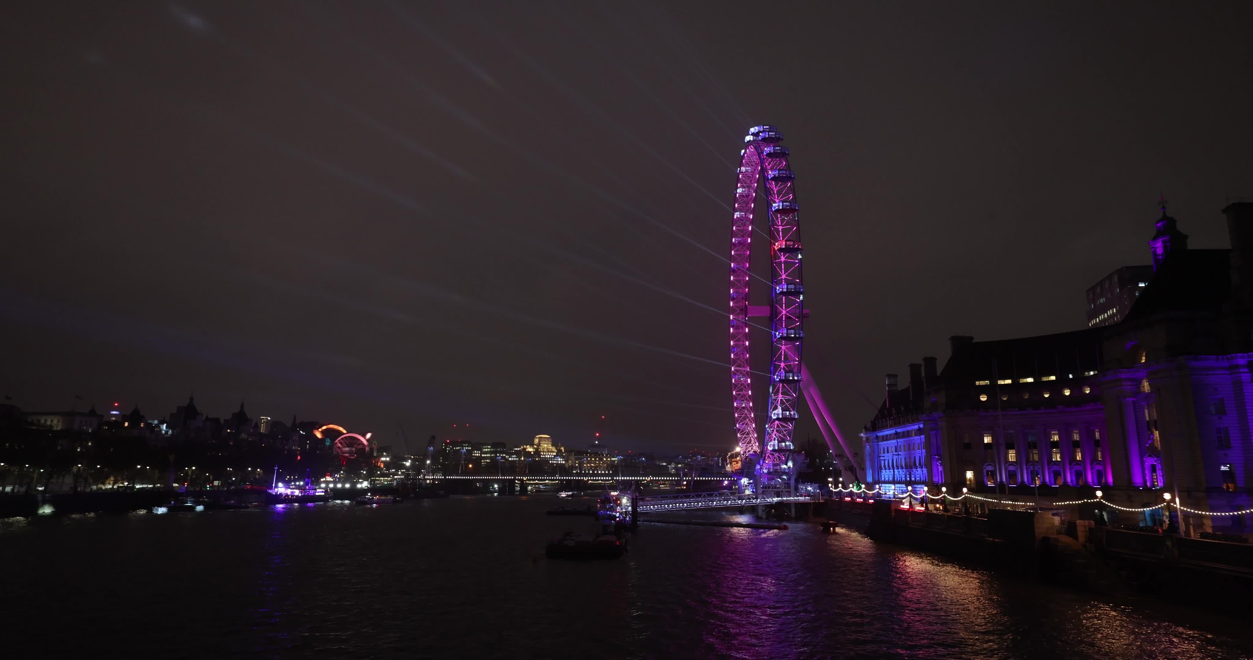 New Year's Eve Fireworks In London