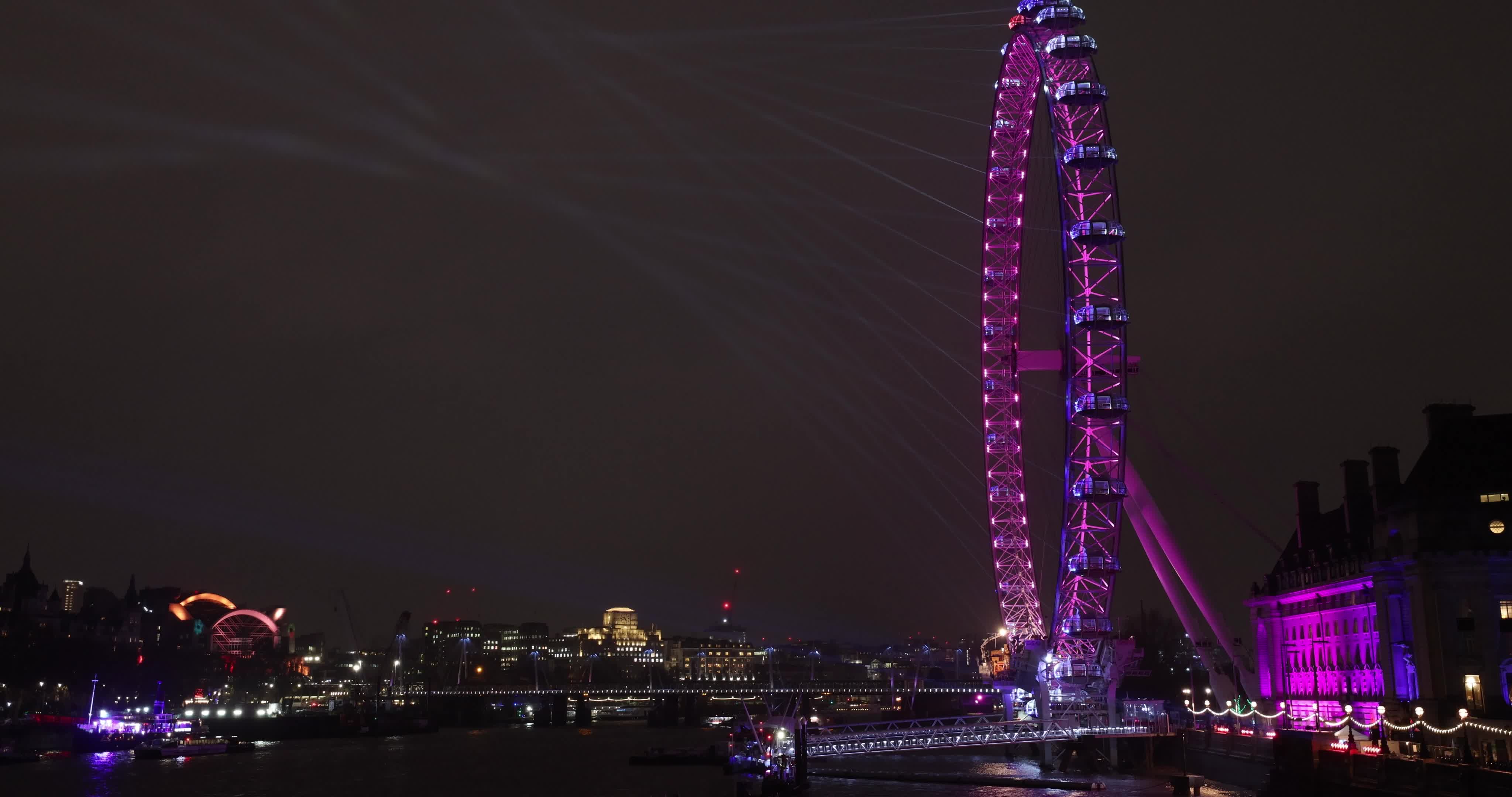 New Year's Eve Fireworks In London
