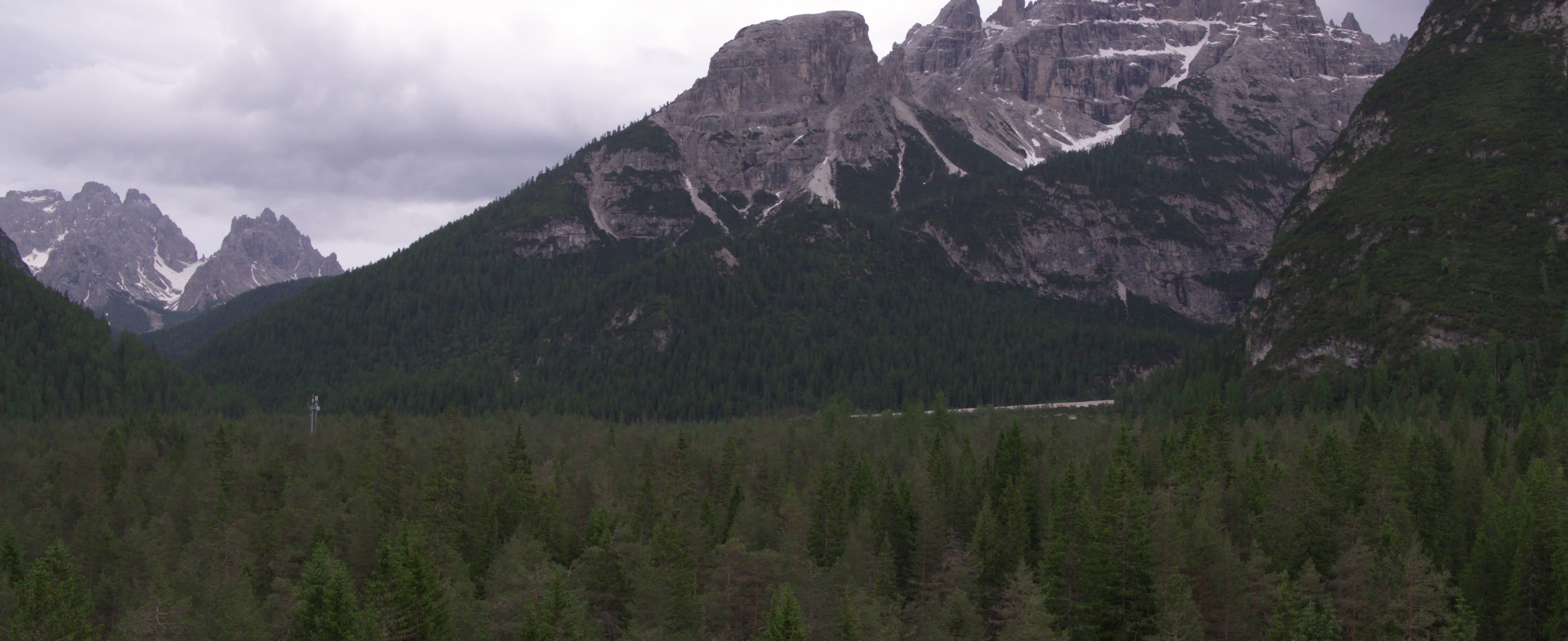 Drone View of Dolomites (Alps)