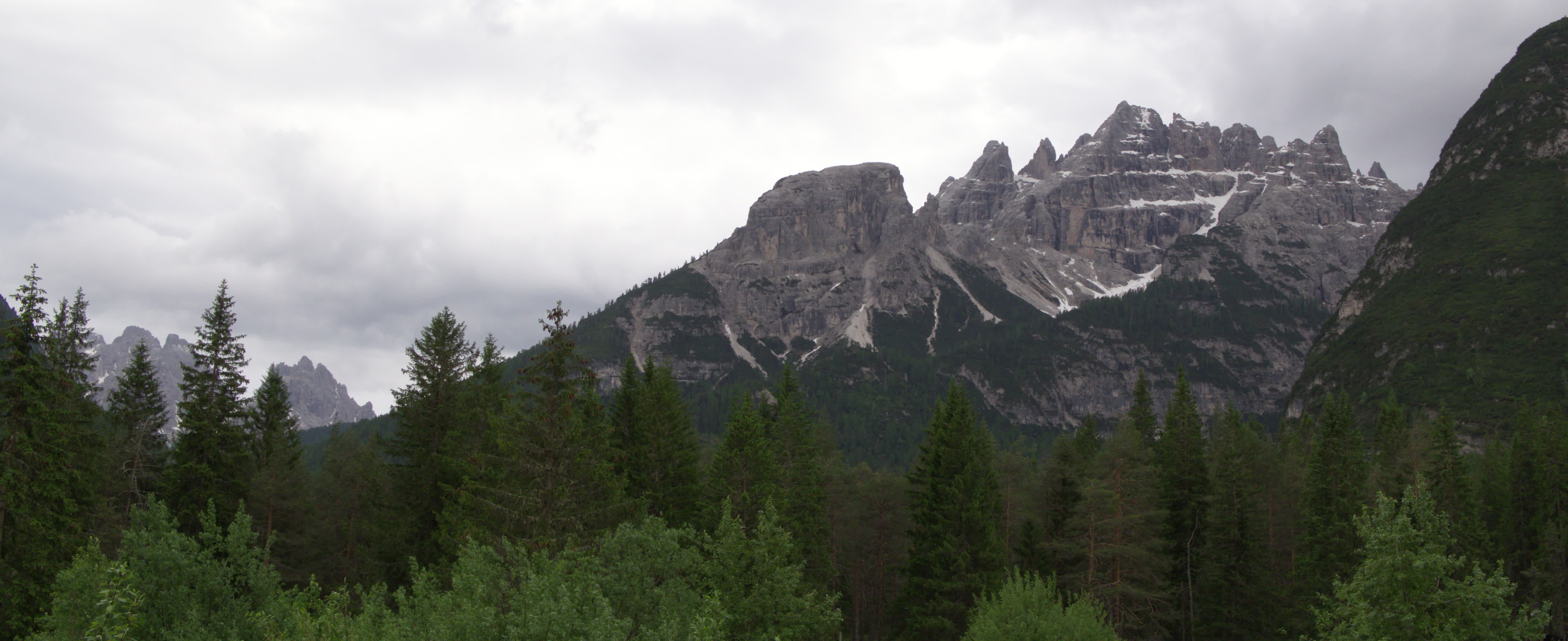 Drone View of Dolomites (Alps)