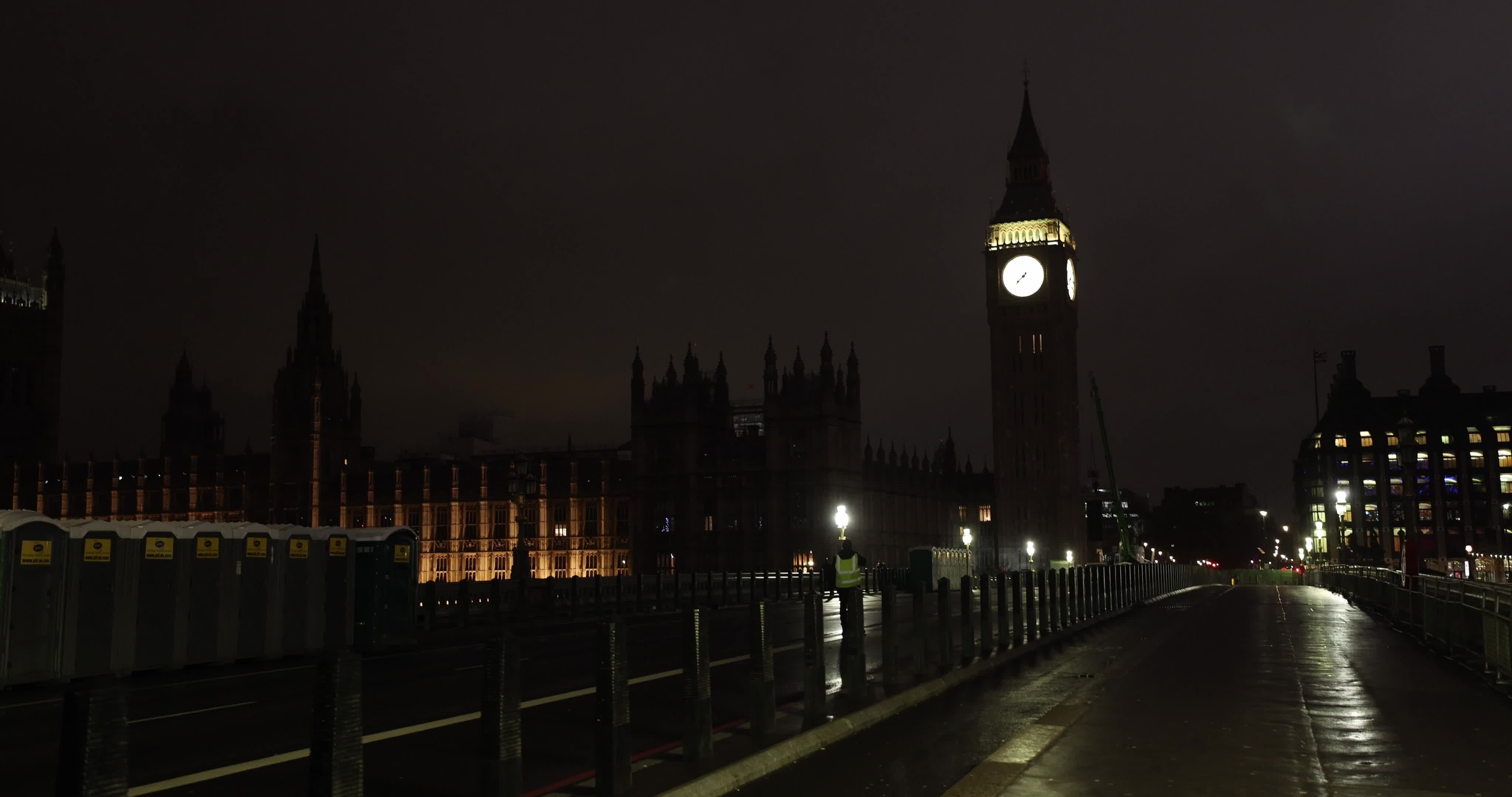 London Celebrates The New Year With Fireworks Show