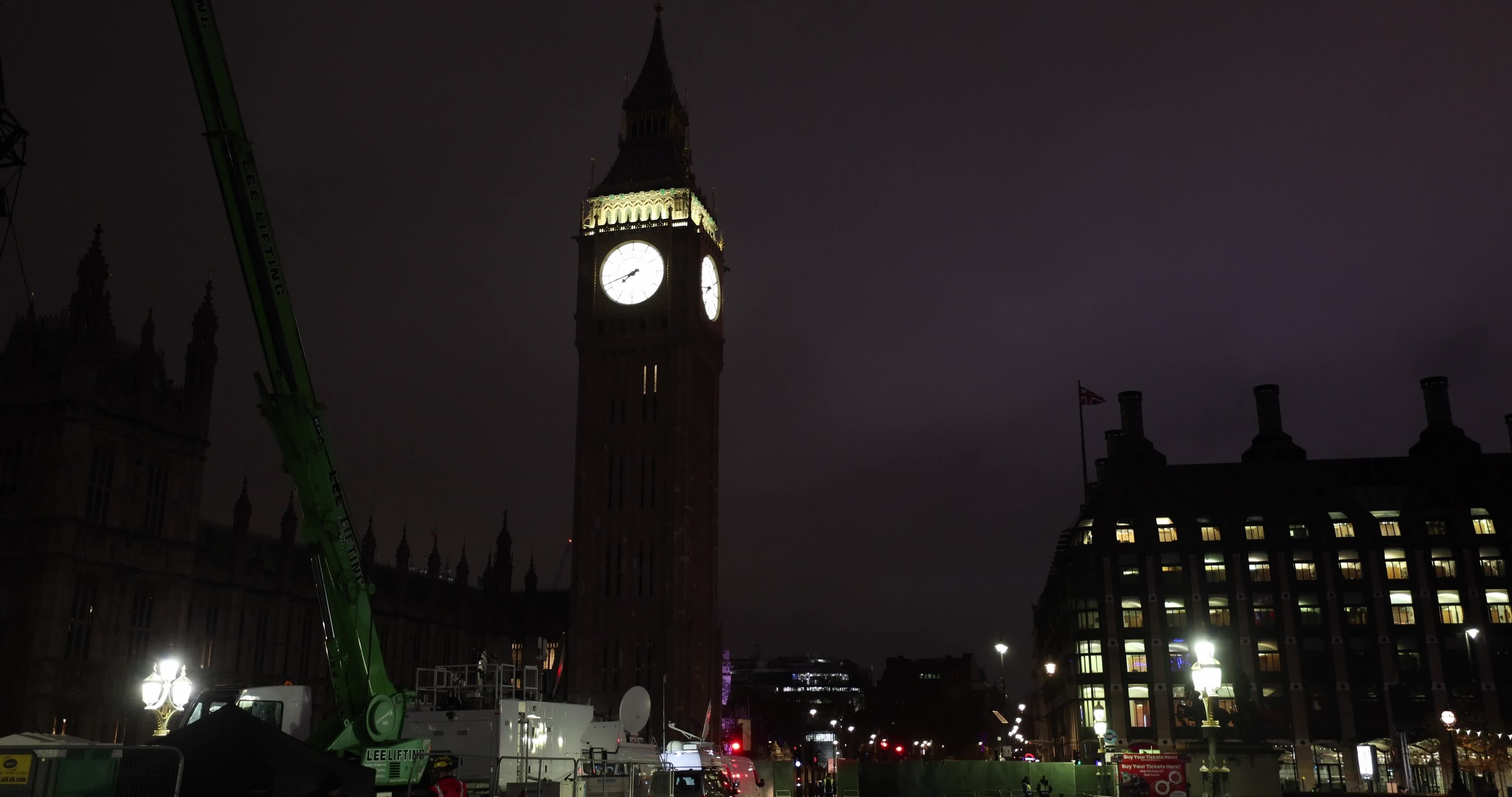 London Celebrates The New Year With Fireworks Show