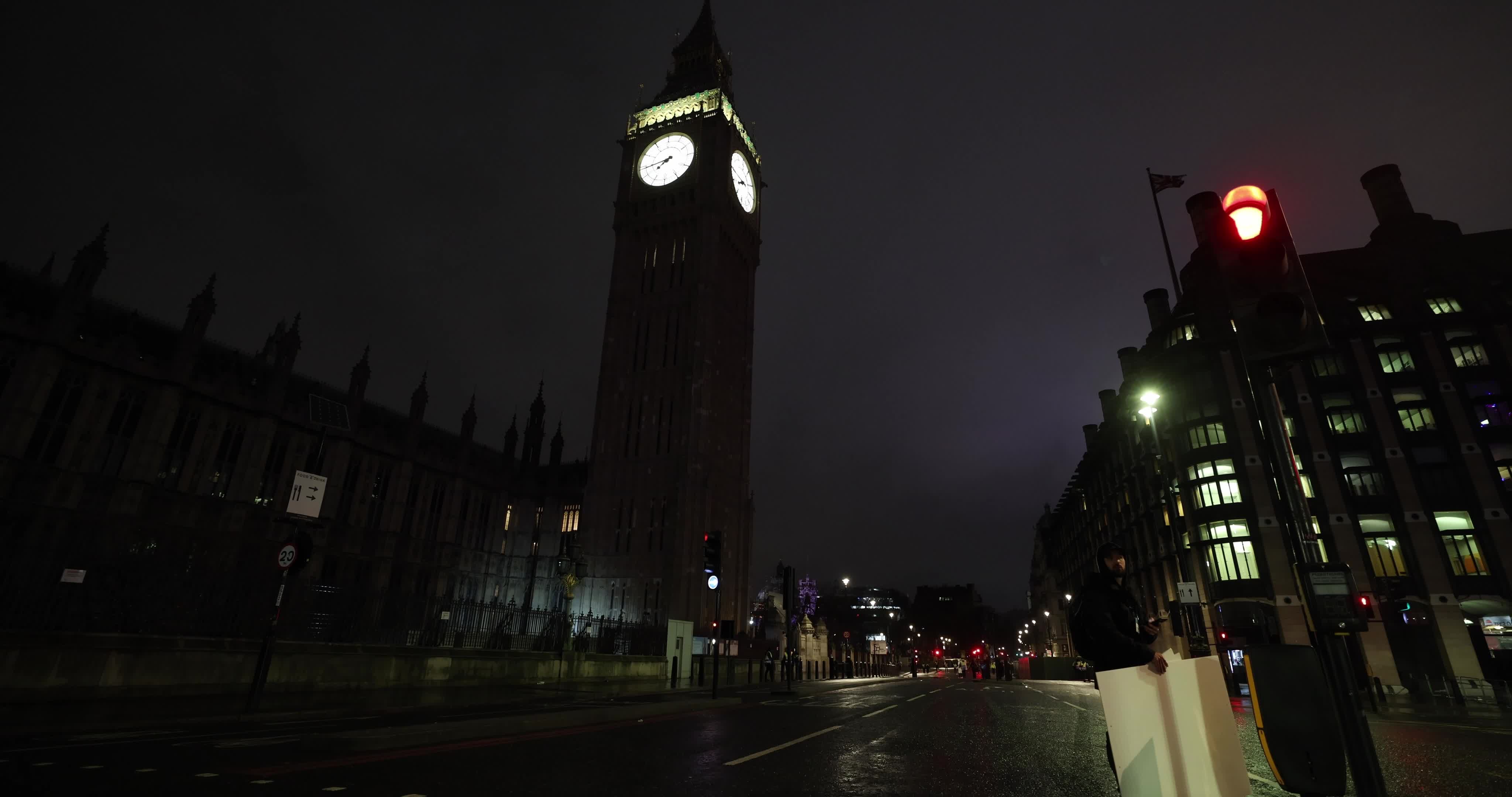London Celebrates The New Year With Fireworks Show