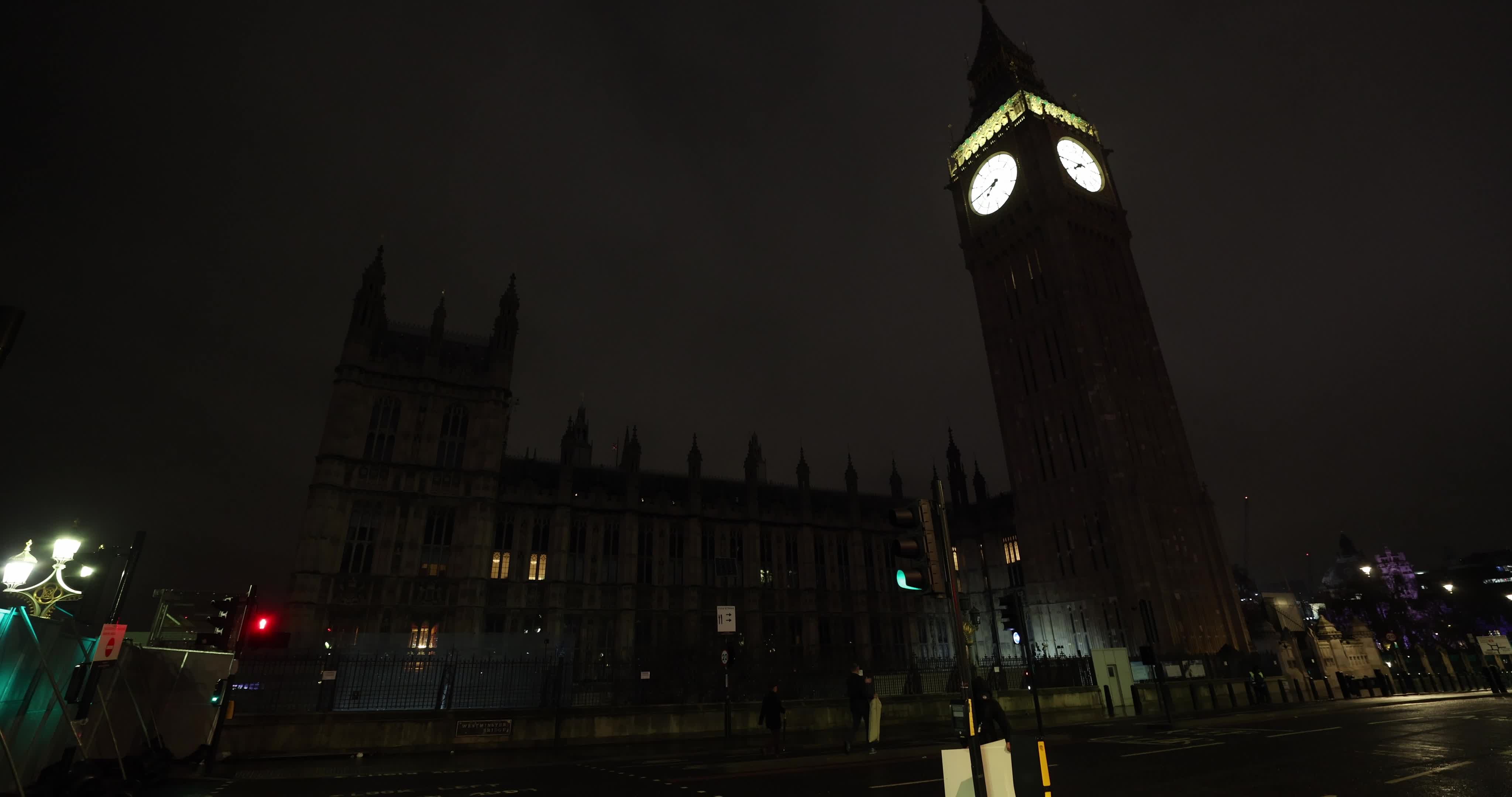London Celebrates The New Year With Fireworks Show
