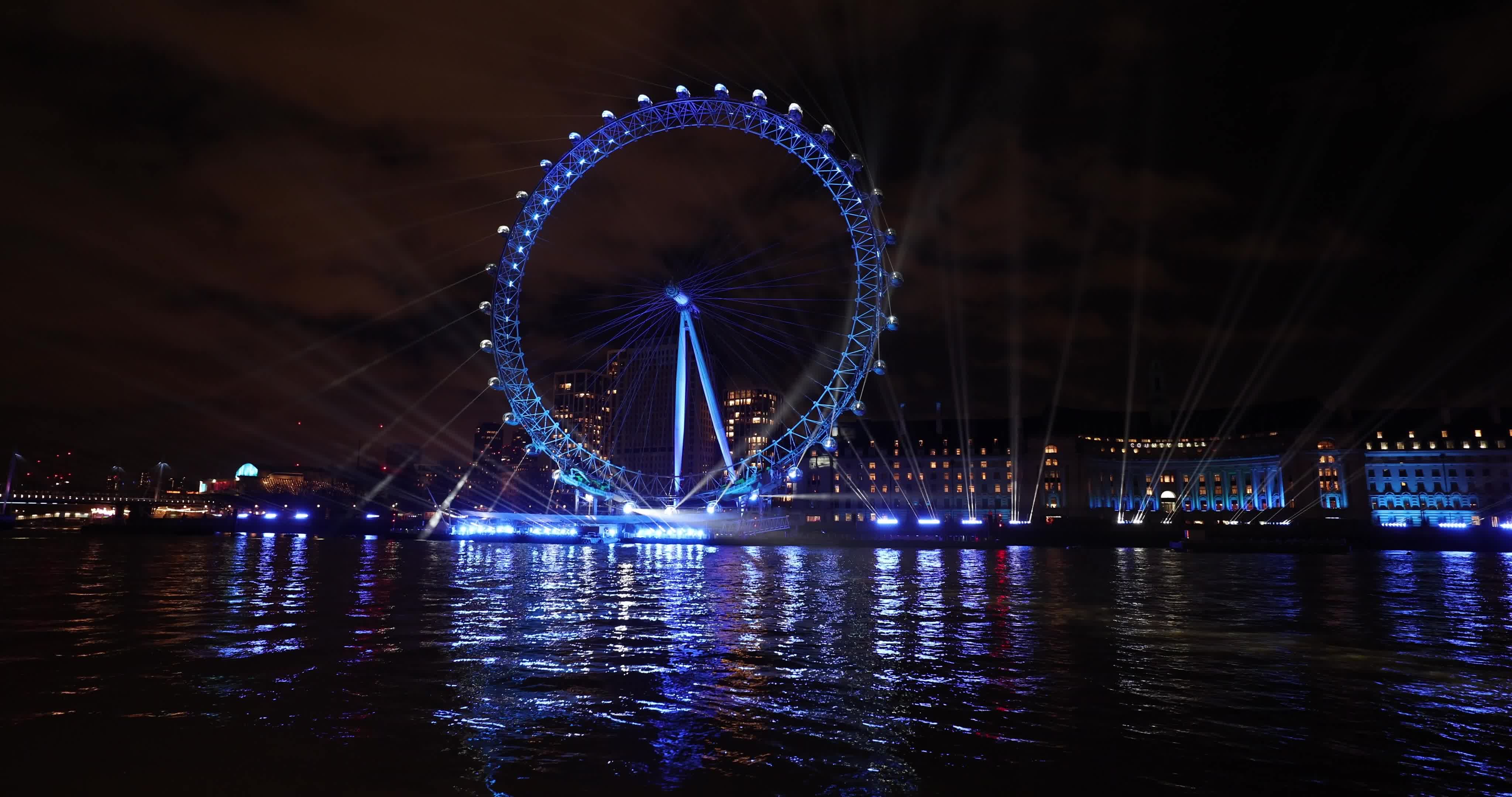 London Celebrates The New Year With Fireworks Show