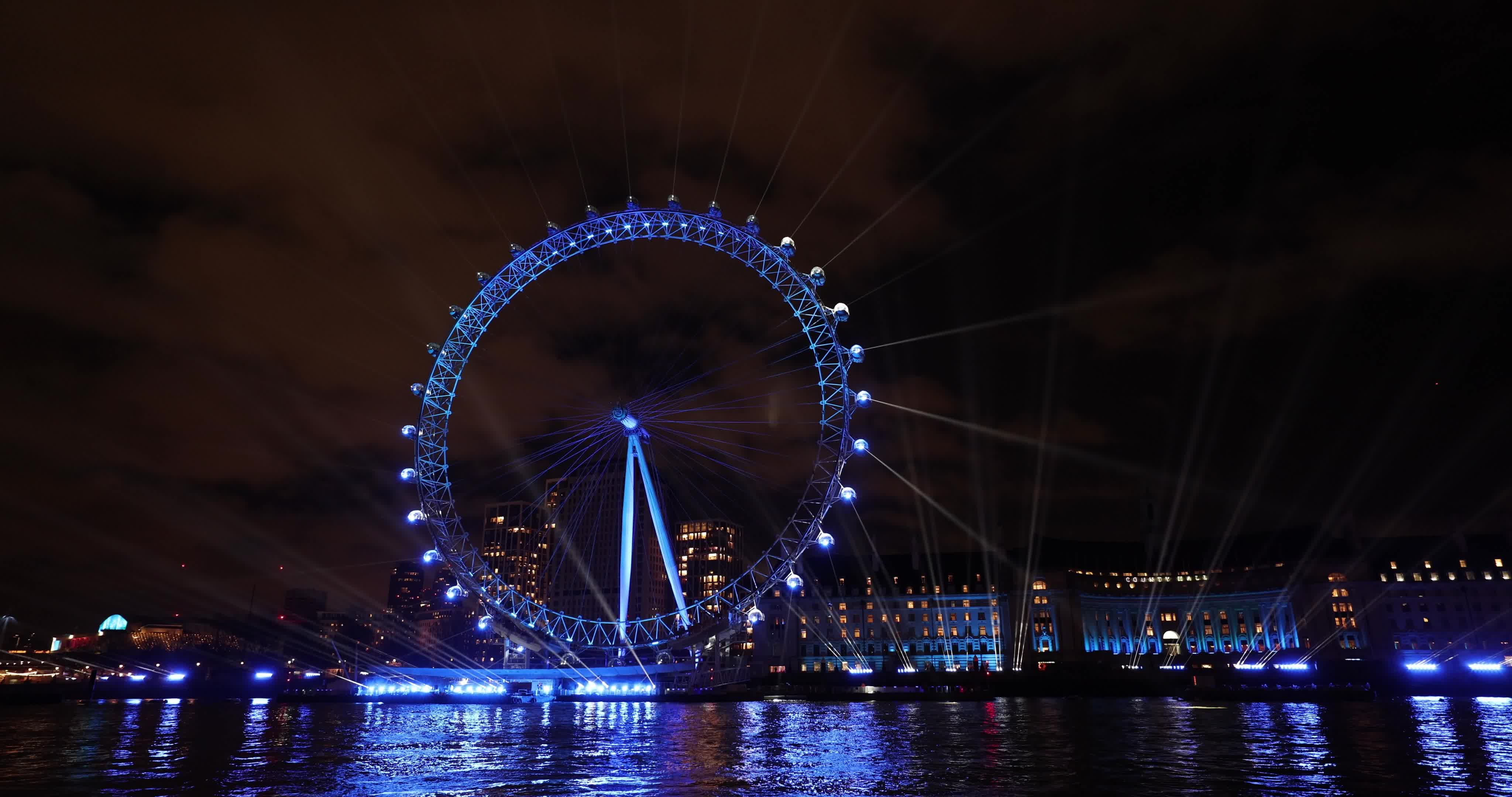 London Celebrates The New Year With Fireworks Show