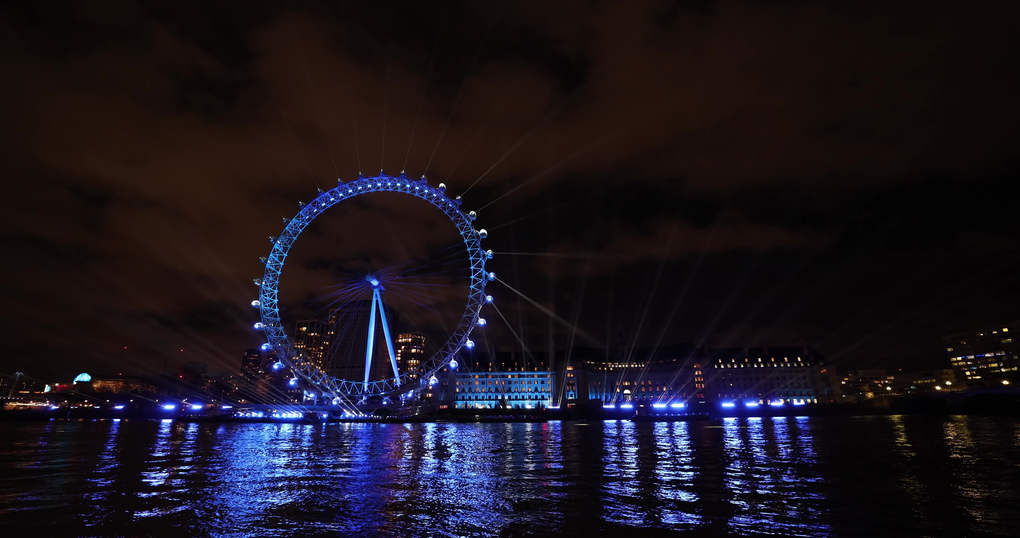 London Celebrates The New Year With Fireworks Show